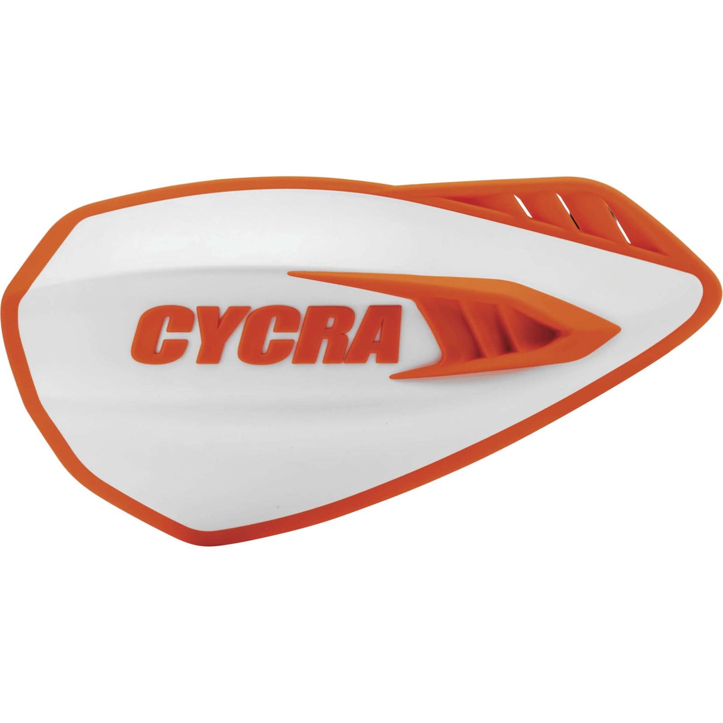 Cycra Handguards - Cyclone - White/Orange [MPN: 1CYC-0056-229]_981133