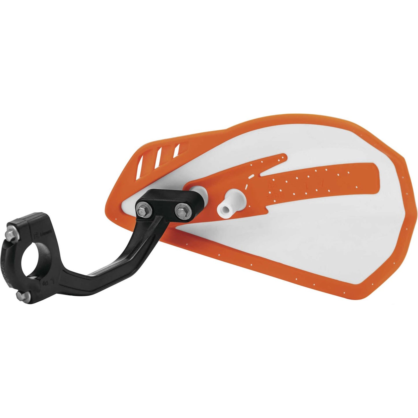 Cycra Handguards - Cyclone - White/Orange [MPN: 1CYC-0056-229]_981132