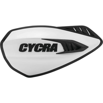Cycra Handguards - Cyclone - White/Black [MPN: 1CYC-0056-237]_990489