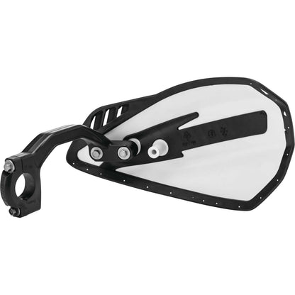 Cycra Handguards - Cyclone - White/Black [MPN: 1CYC-0056-237]_990487