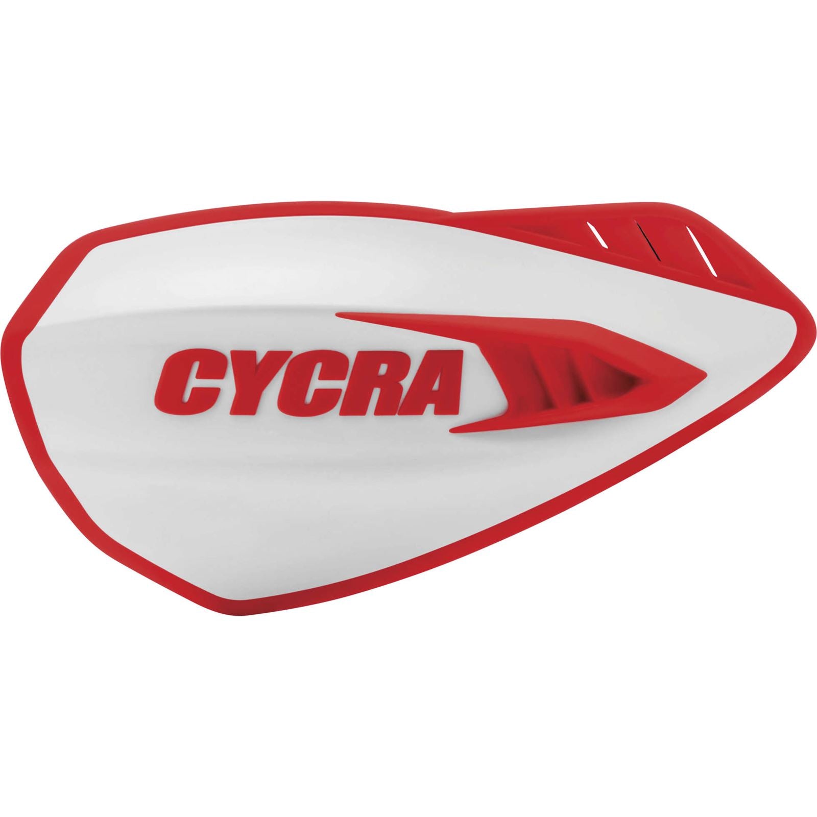 Cycra Handguards - Cyclone - White/Red [MPN: 1CYC-0056-239]_985838