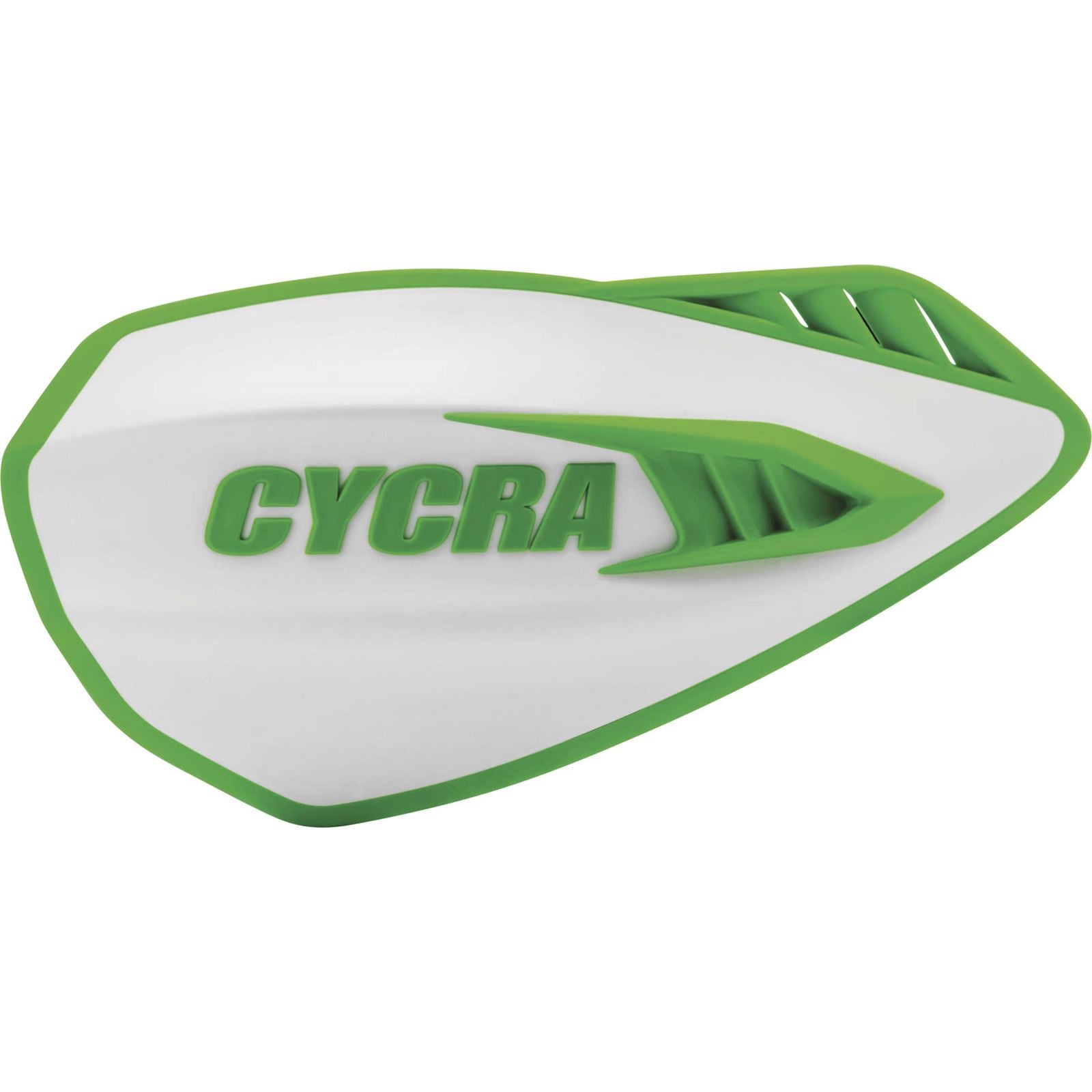 Cycra Handguards - Cyclone - White/Green [MPN: 1CYC-0056-241]_990740
