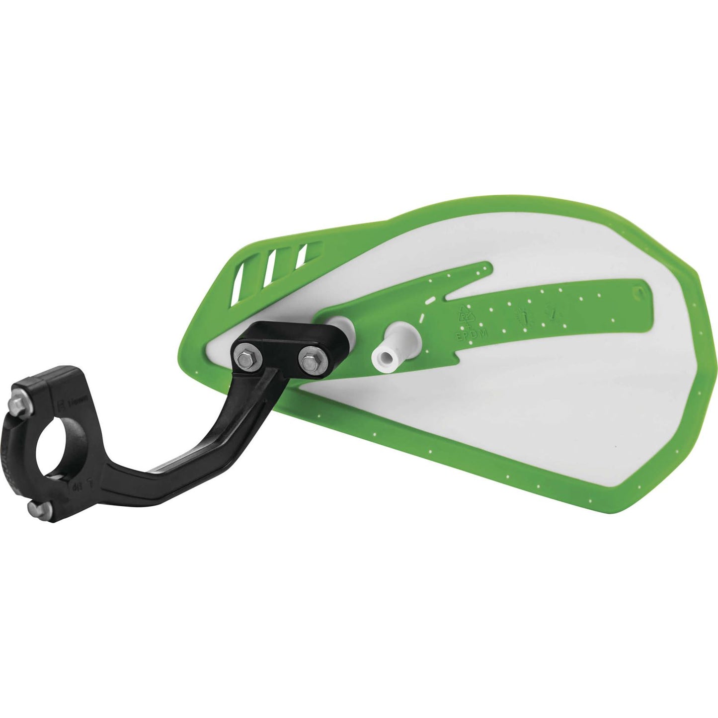 Cycra Handguards - Cyclone - White/Green [MPN: 1CYC-0056-241]_990739