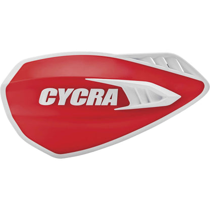 Cycra Handguards - Cyclone - Red/White [MPN: 1CYC-0056-343]_982562