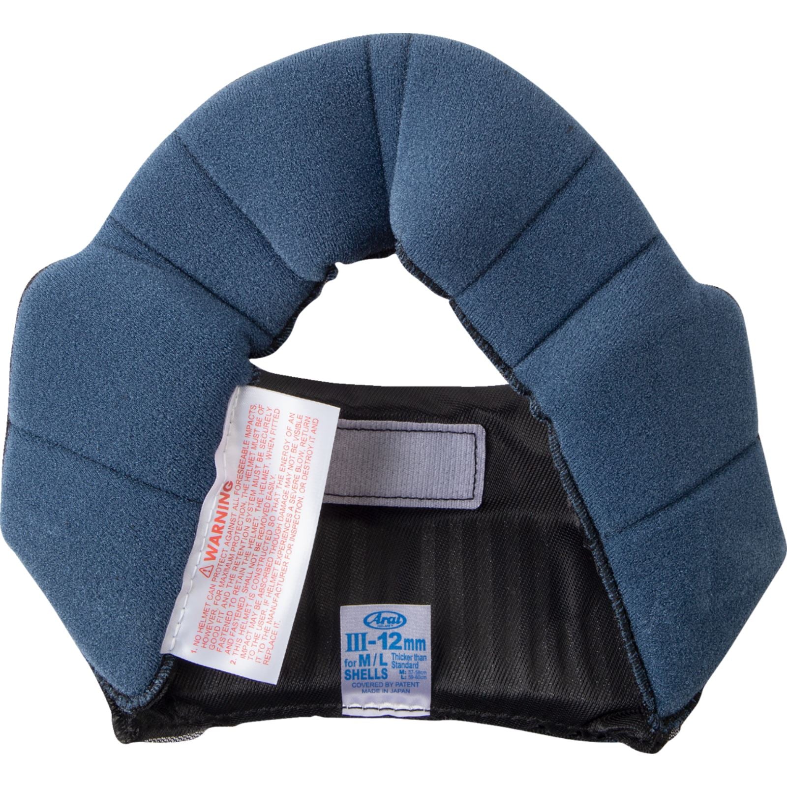 Arai Regent-X Interior Pad - EP III - 12 mm [MPN: 075851]_1164413