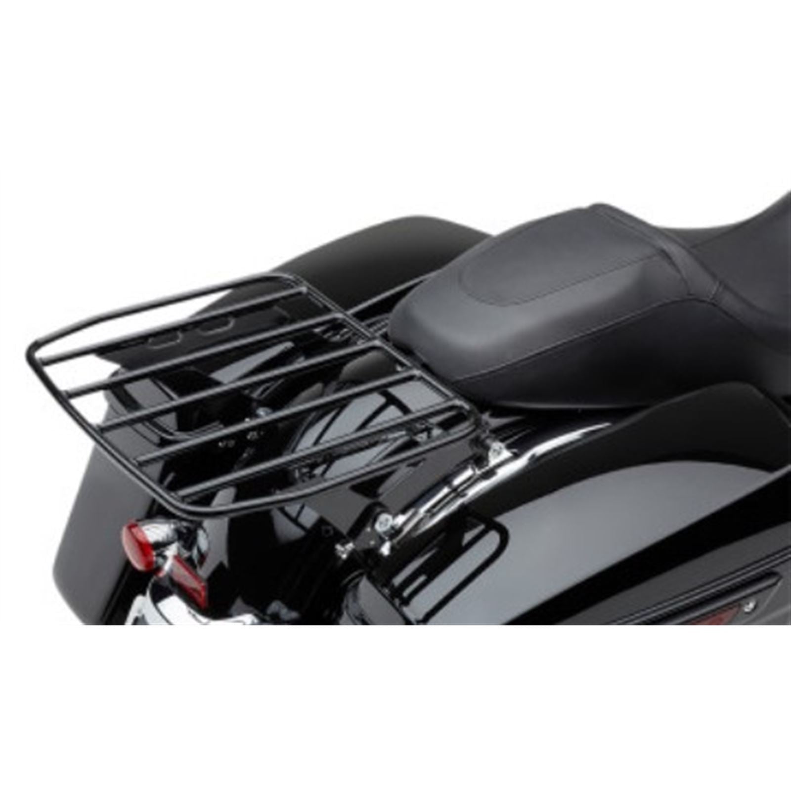 Cobra Detachable Flat Rack - Black For Harley FLH FLT '97 - '08 602-2801B_681305