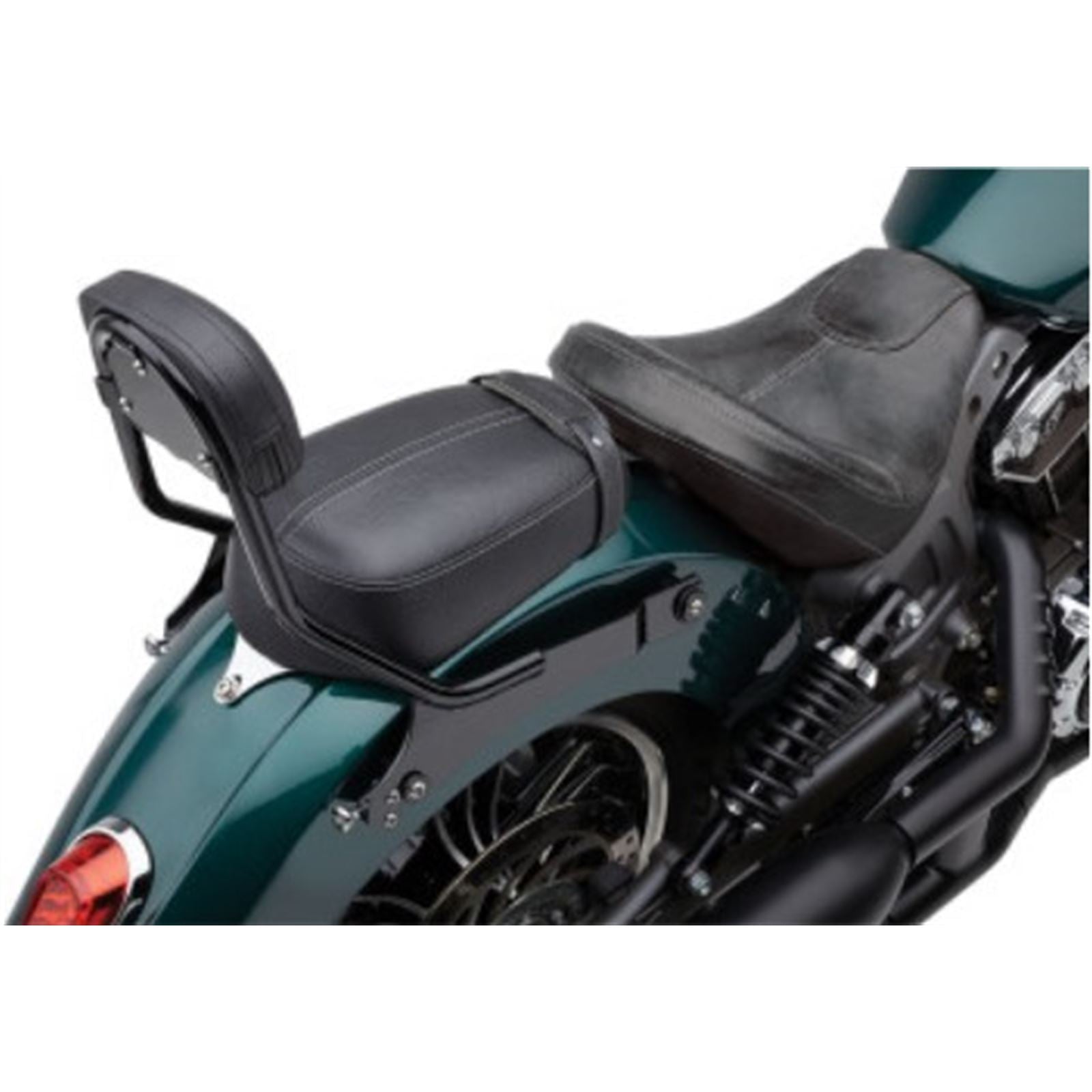 Cobra Detachable Backrest - Black - Solo Seat - For Indian Scout 502-2211B_681285