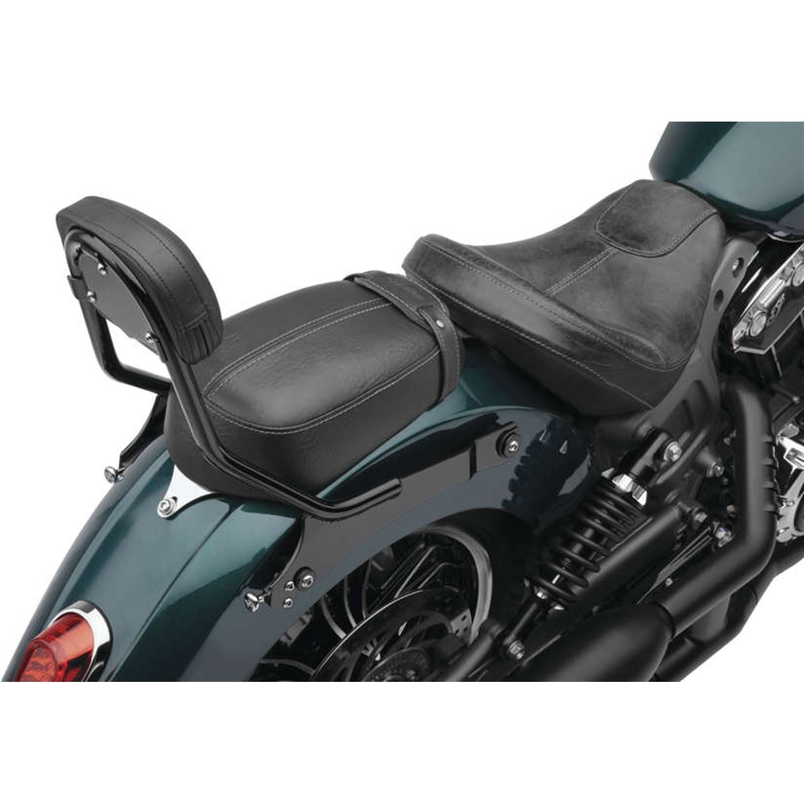 Cobra Detachable Backrest - Black - Solo Seat - For Indian Scout 502-2211B_982003