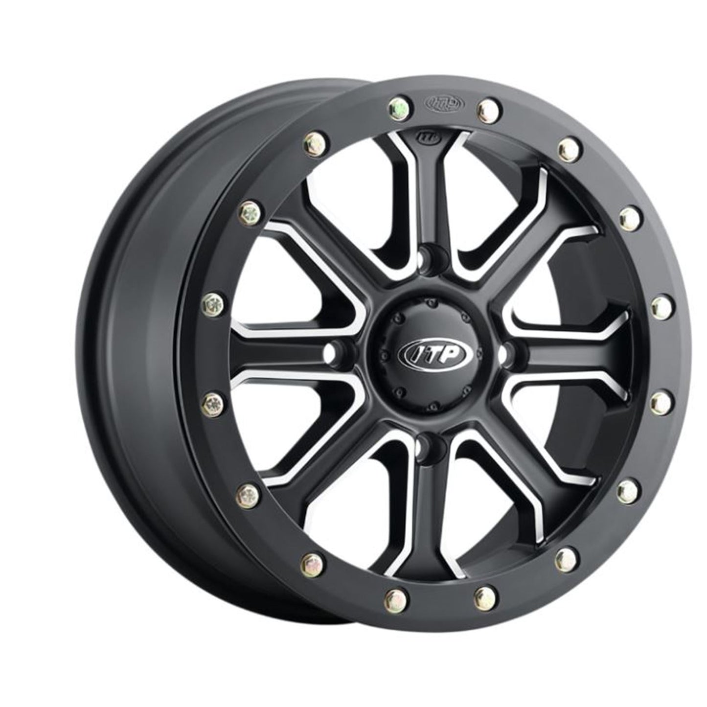 ITP Inertia Wheel - Front/Rear - Black - 14x7 - 4/137 - 5+2 1422523727B_889079