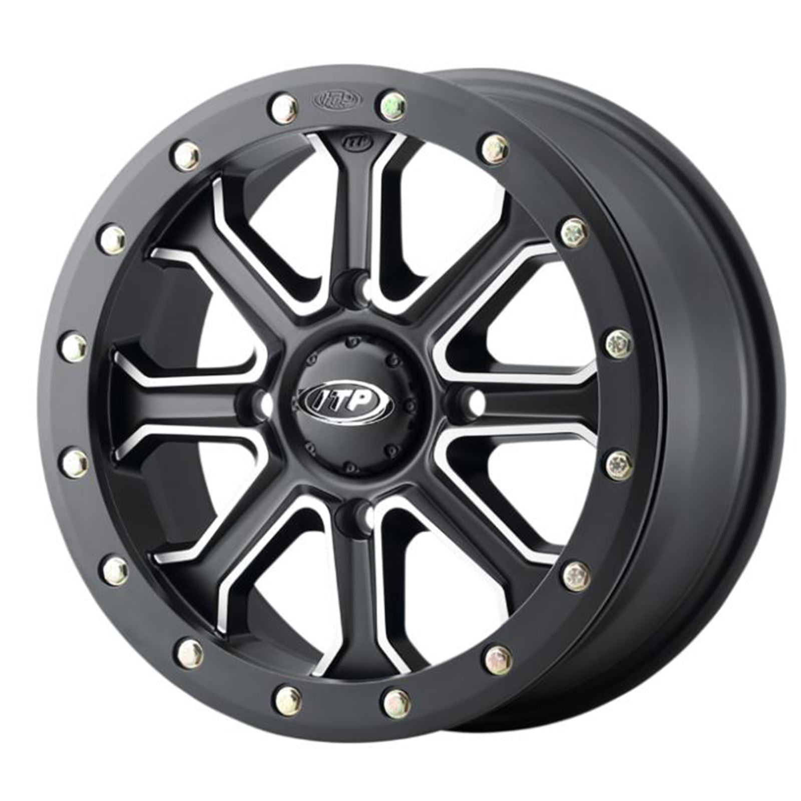 ITP Inertia Wheel - Front/Rear - Black - 14x7 - 4/137 - 5+2 1422523727B_889080