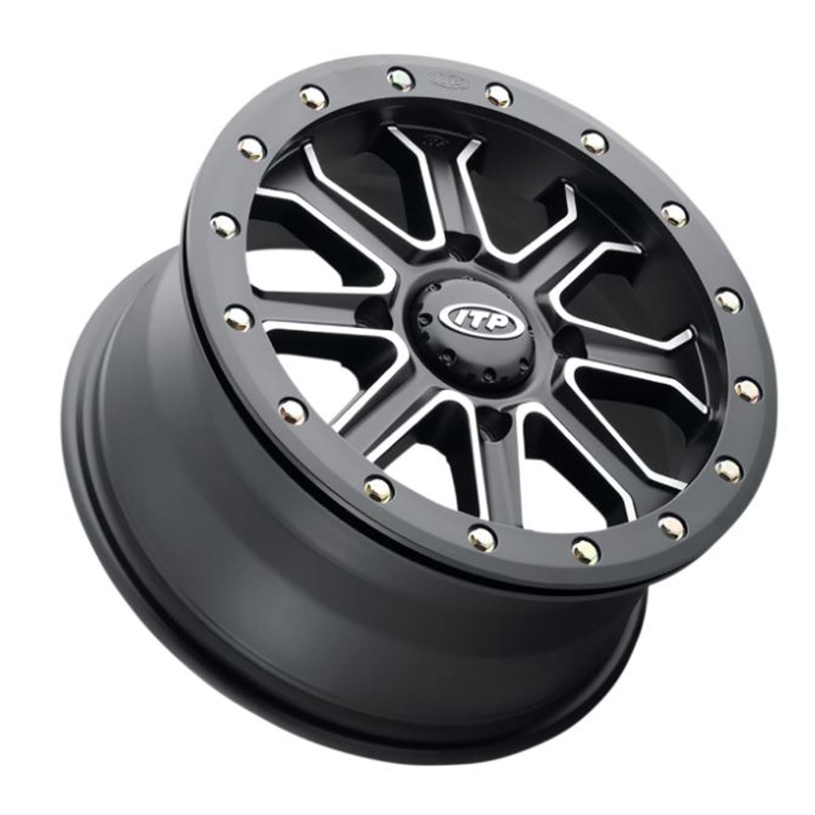 ITP Inertia Wheel - Front/Rear - Black - 14x7 - 4/137 - 5+2 1422523727B_889081