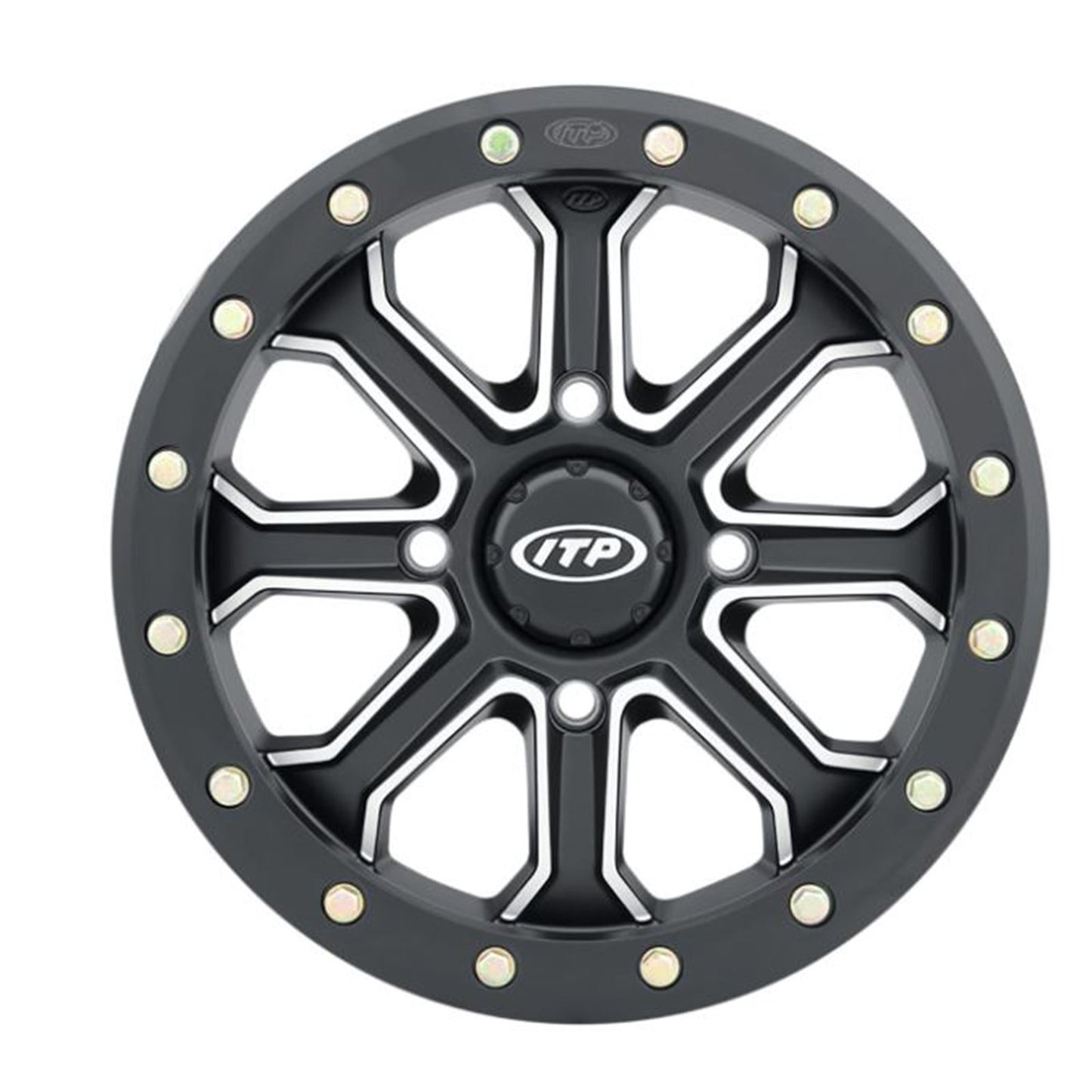 ITP Inertia Wheel - Front/Rear - Black - 14x7 - 4/137 - 5+2 1422523727B_889082