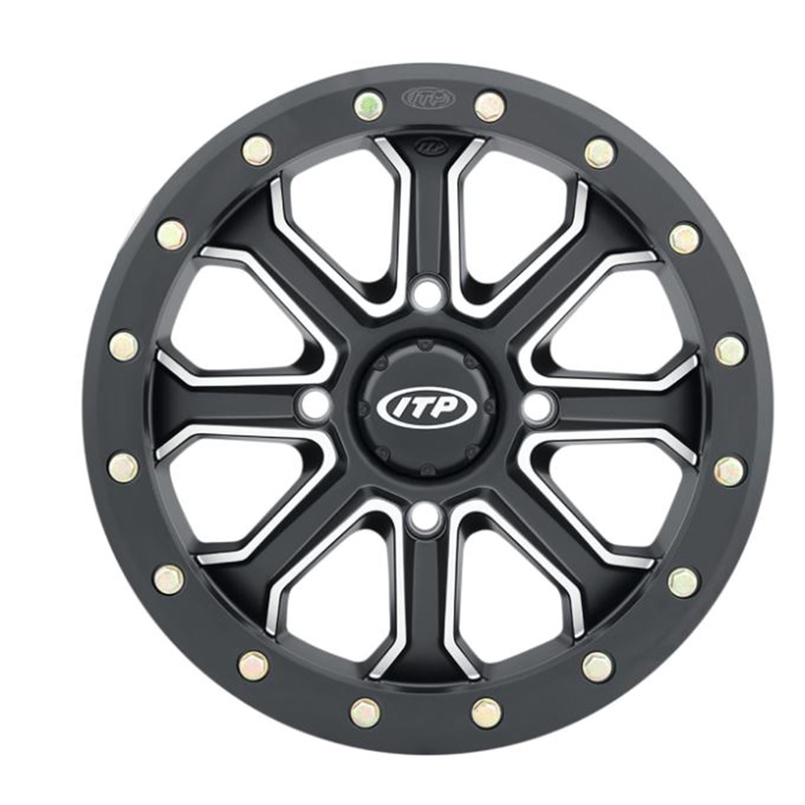 ITP Inertia Wheel - Front/Rear - Black - 14x7 - 4/137 - 5+2 1422523727B_889082