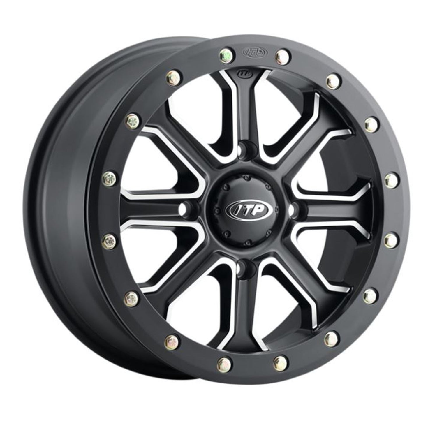 ITP Inertia Wheel - Front - Black - 14x7 - 4/137 - 6+1 1422524727B_889083