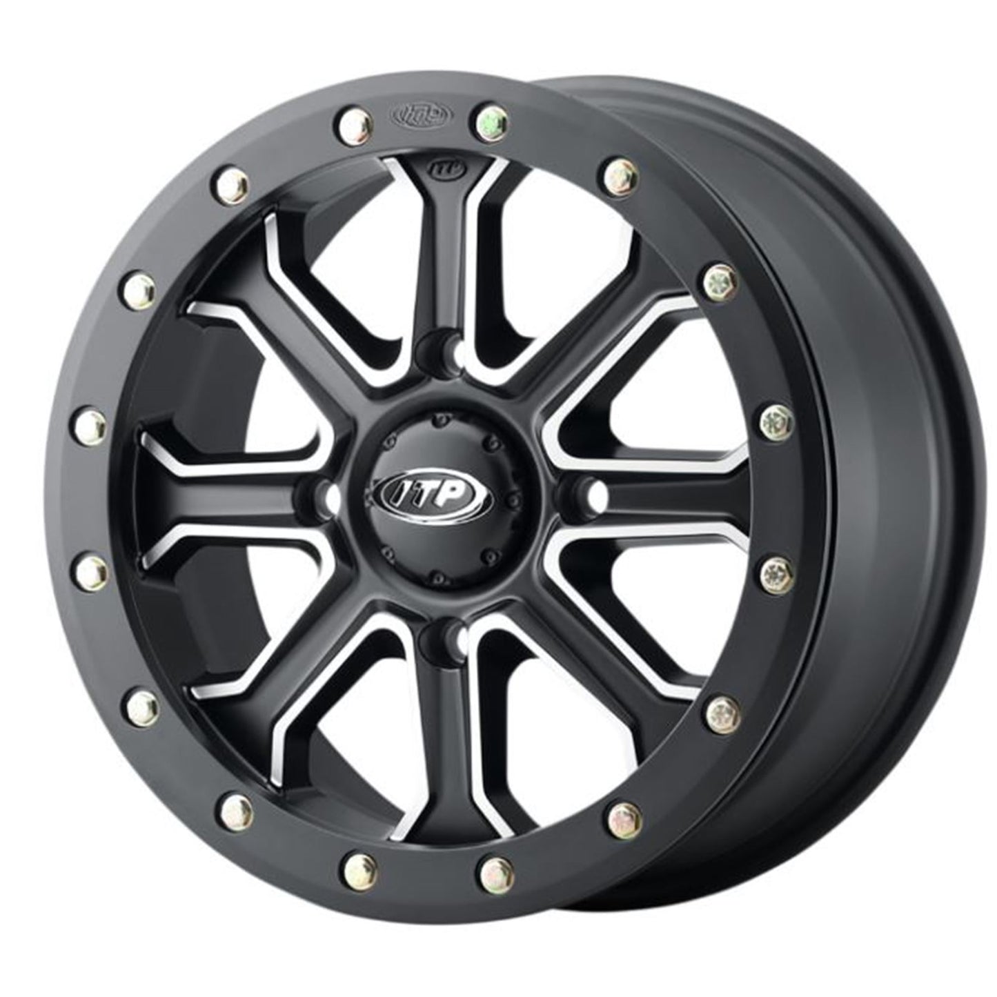 ITP Inertia Wheel - Front - Black - 14x7 - 4/137 - 6+1 1422524727B_889084