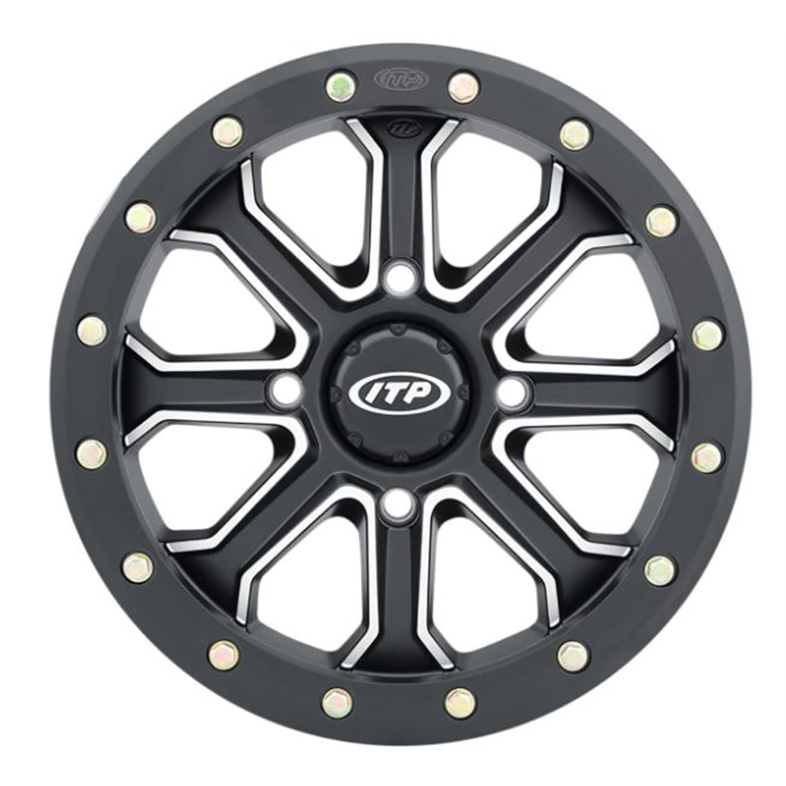ITP Inertia Wheel - Front - Black - 14x7 - 4/137 - 6+1 1422524727B_889086