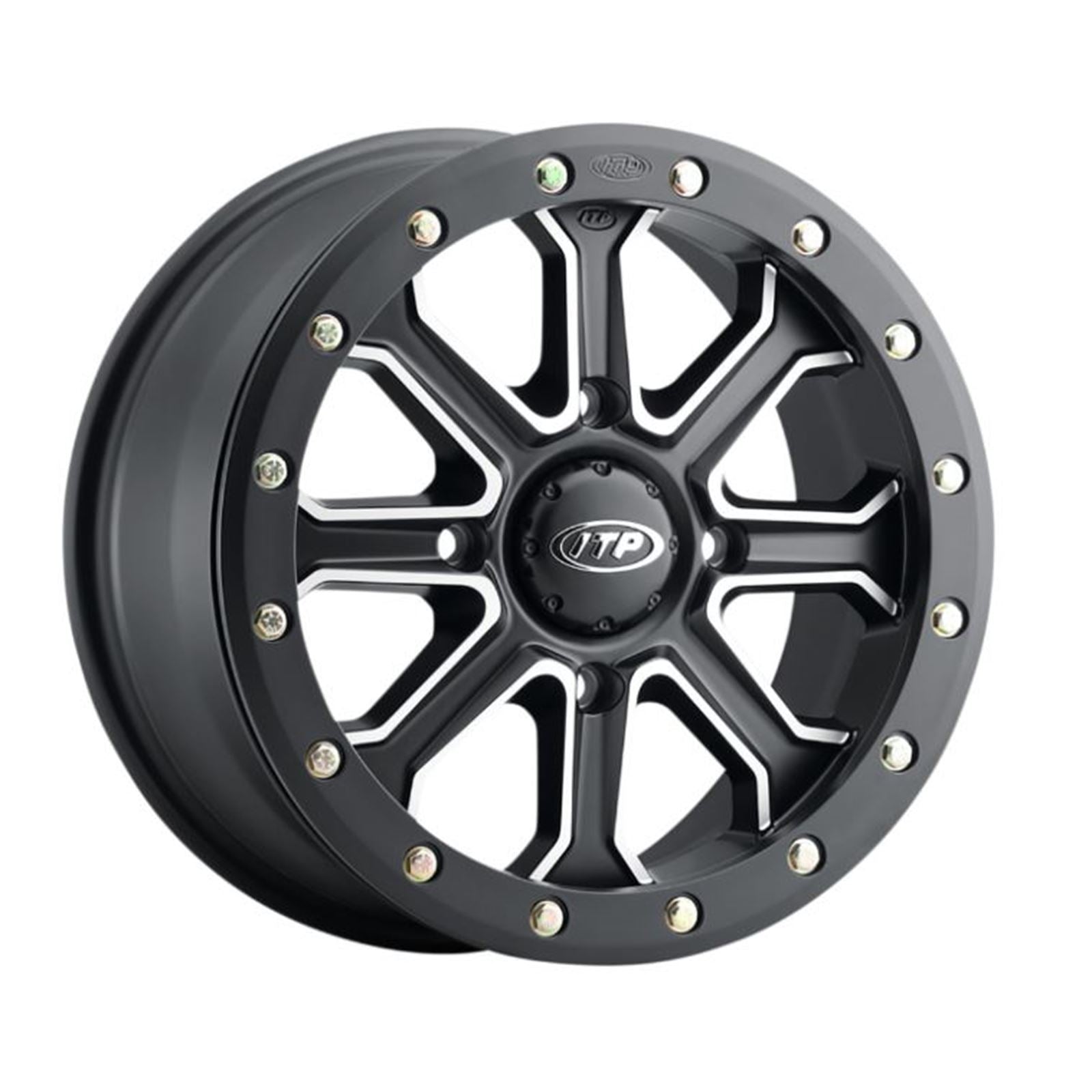 ITP Inertia Wheel - Front/Rear - Black - 14x7 - 4/137 - 5+2 1422525727B_889087