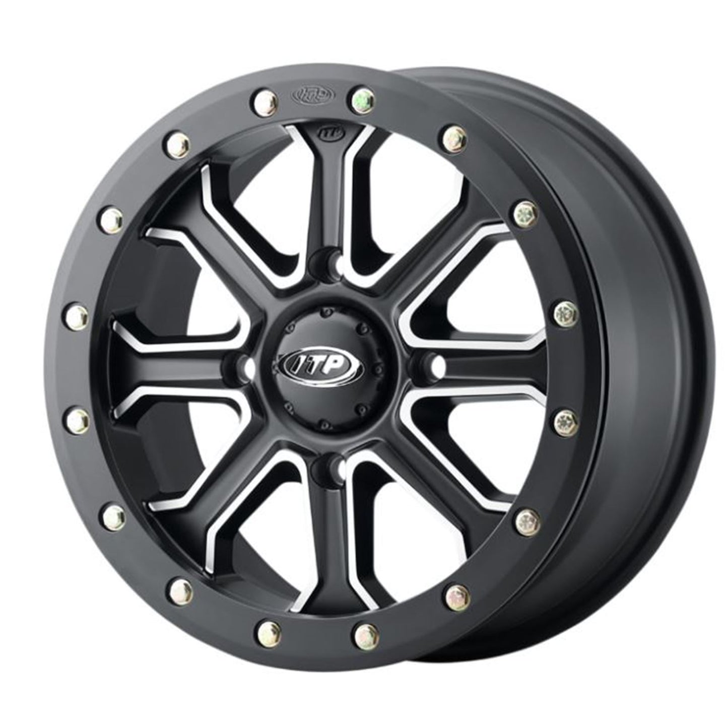 ITP Inertia Wheel - Front/Rear - Black - 14x7 - 4/137 - 5+2 1422525727B_889088