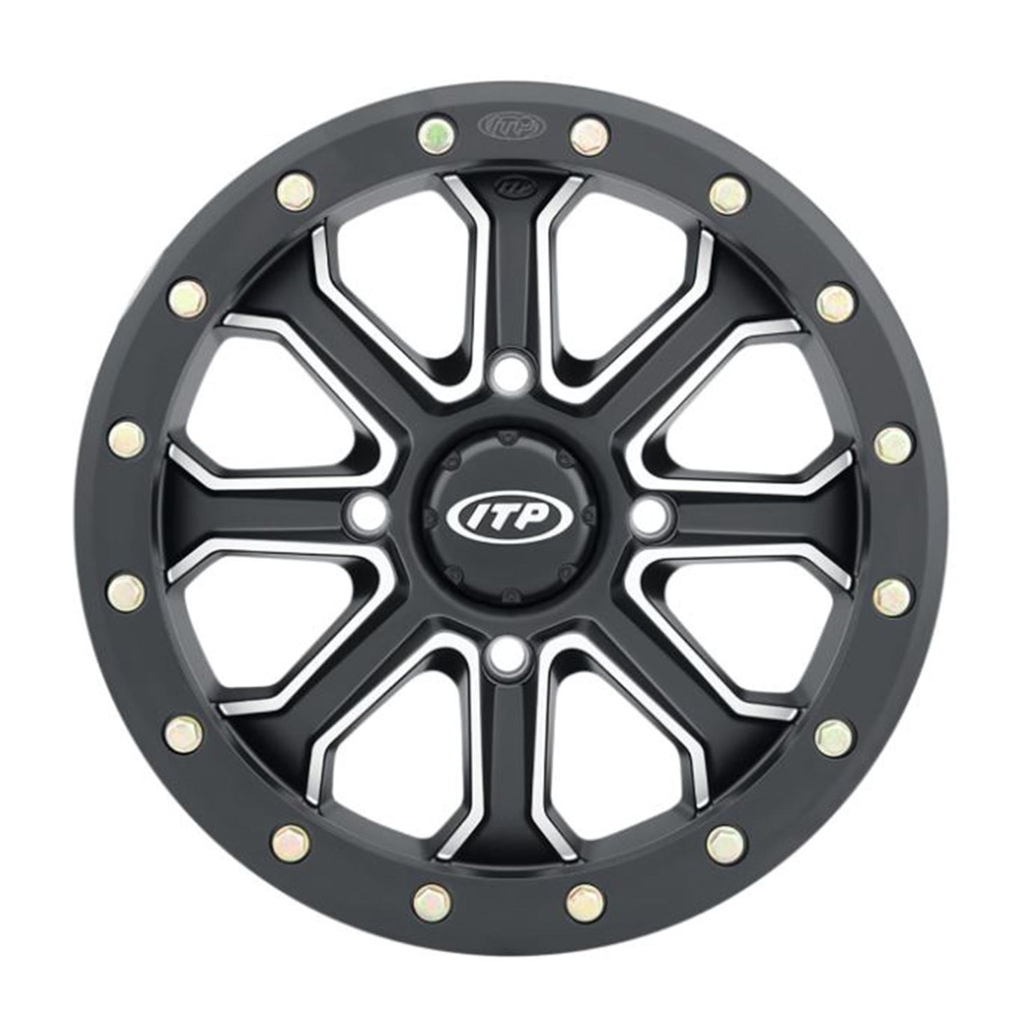 ITP Inertia Wheel - Front/Rear - Black - 14x7 - 4/137 - 5+2 1422525727B_889090