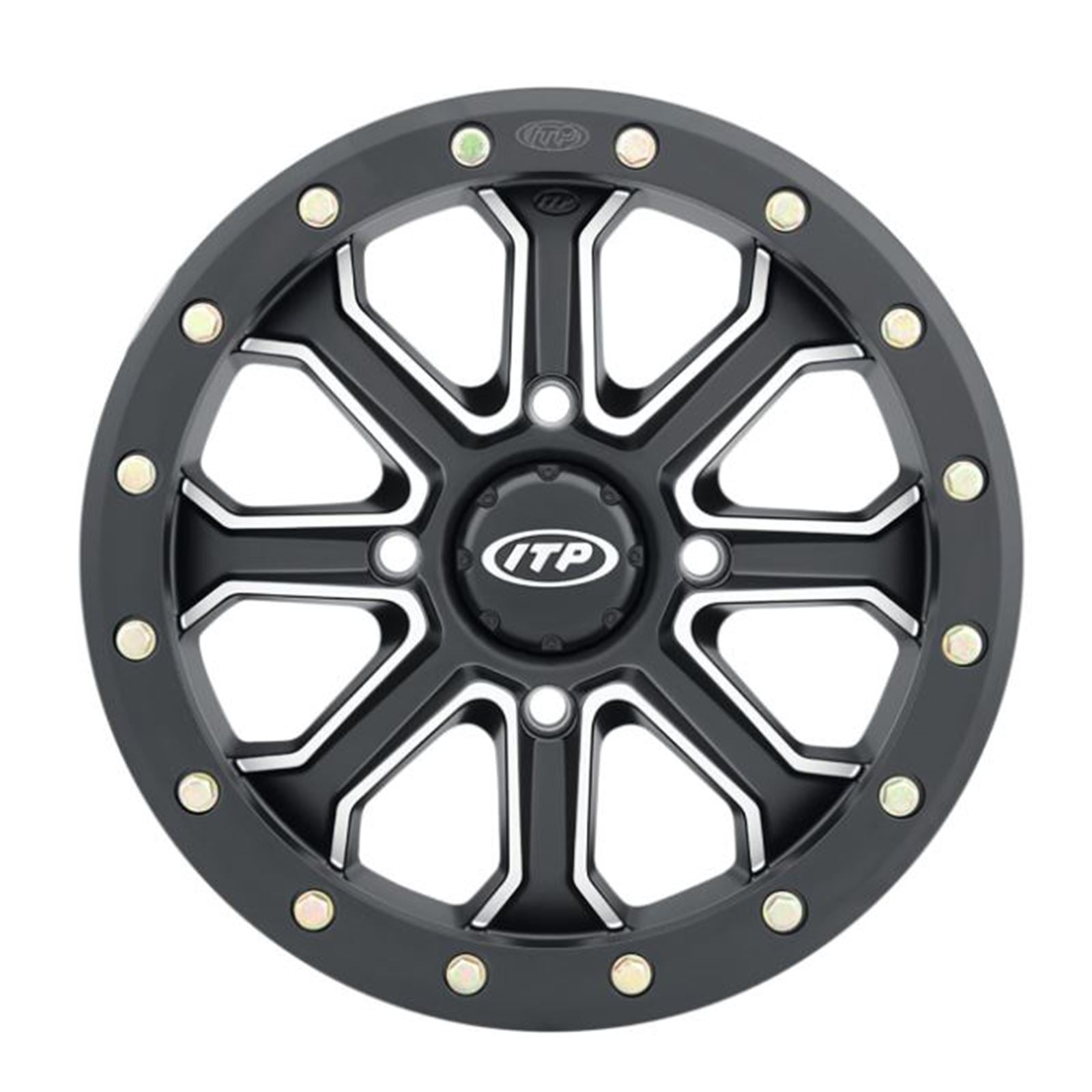 ITP Inertia Wheel - Front/Rear - Black - 14x7 - 4/137 - 5+2 1422525727B_889090