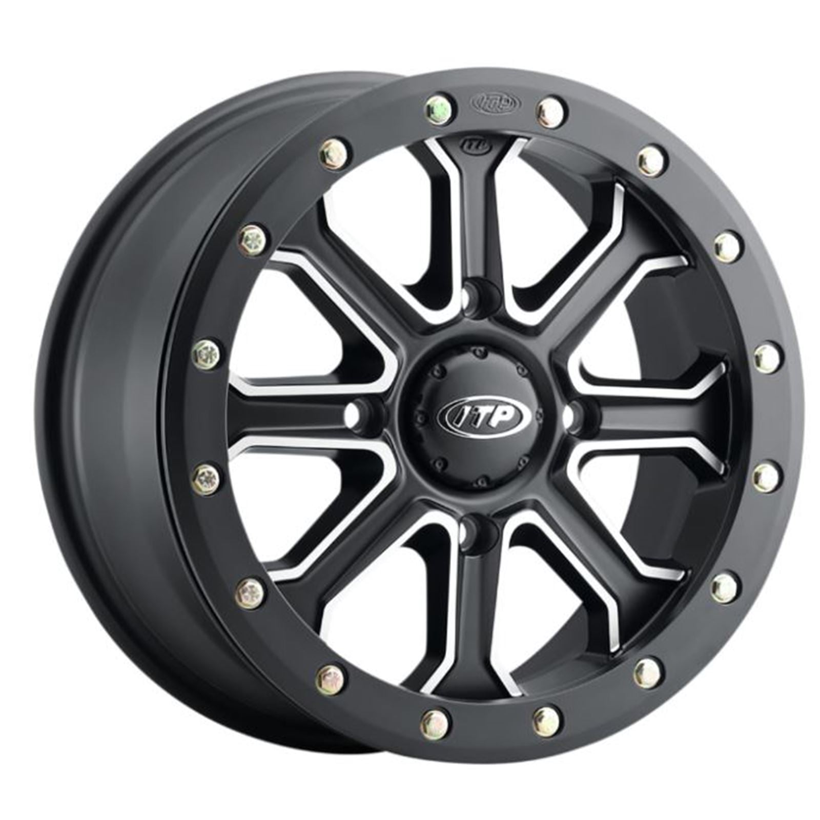 ITP Inertia Wheel - Front/Rear - Black - 14x7 - 4/156 - 5+2 1422526727B_889102