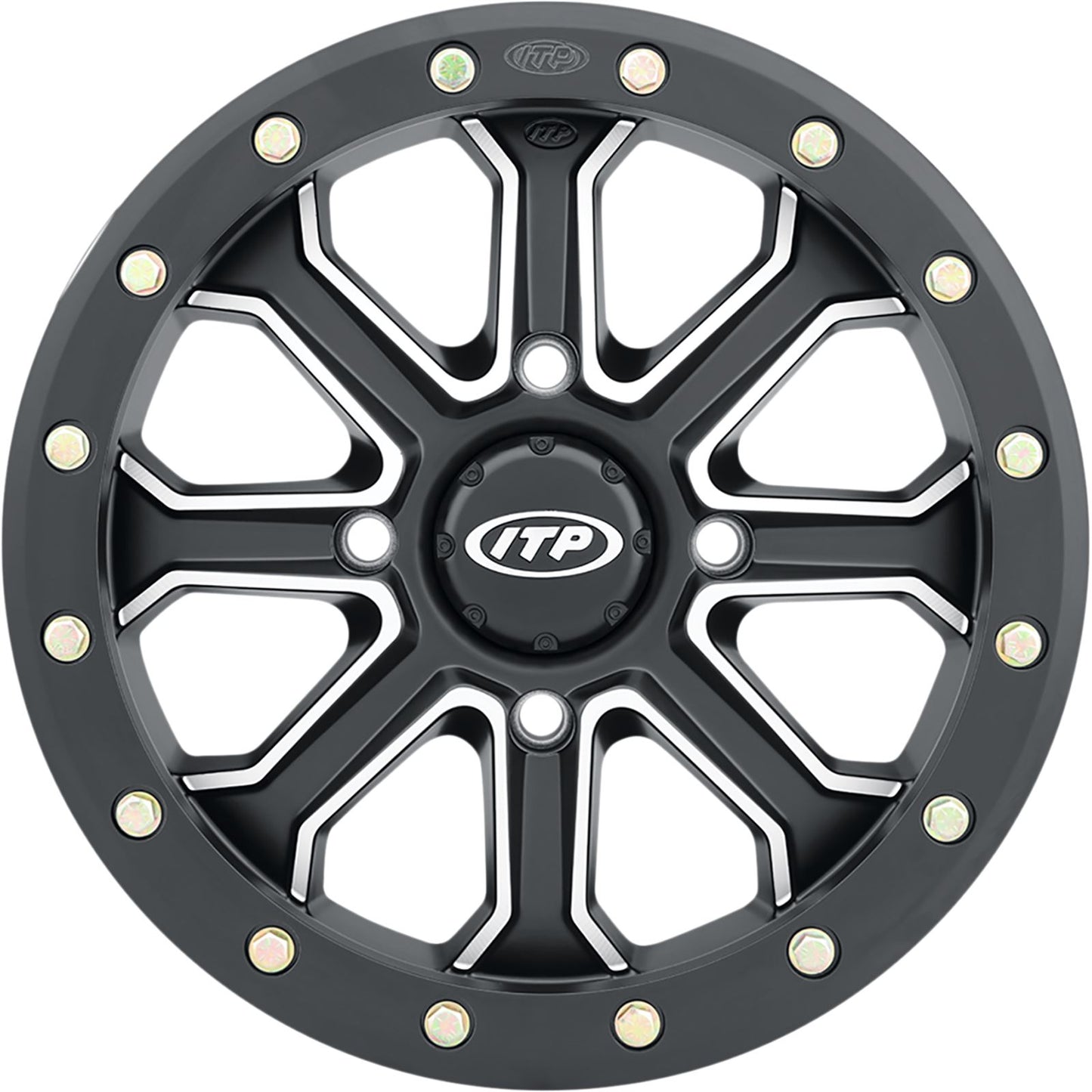 ITP Inertia Wheel - Front/Rear - Black - 14x7 - 4/156 - 5+2 1422526727B_893683