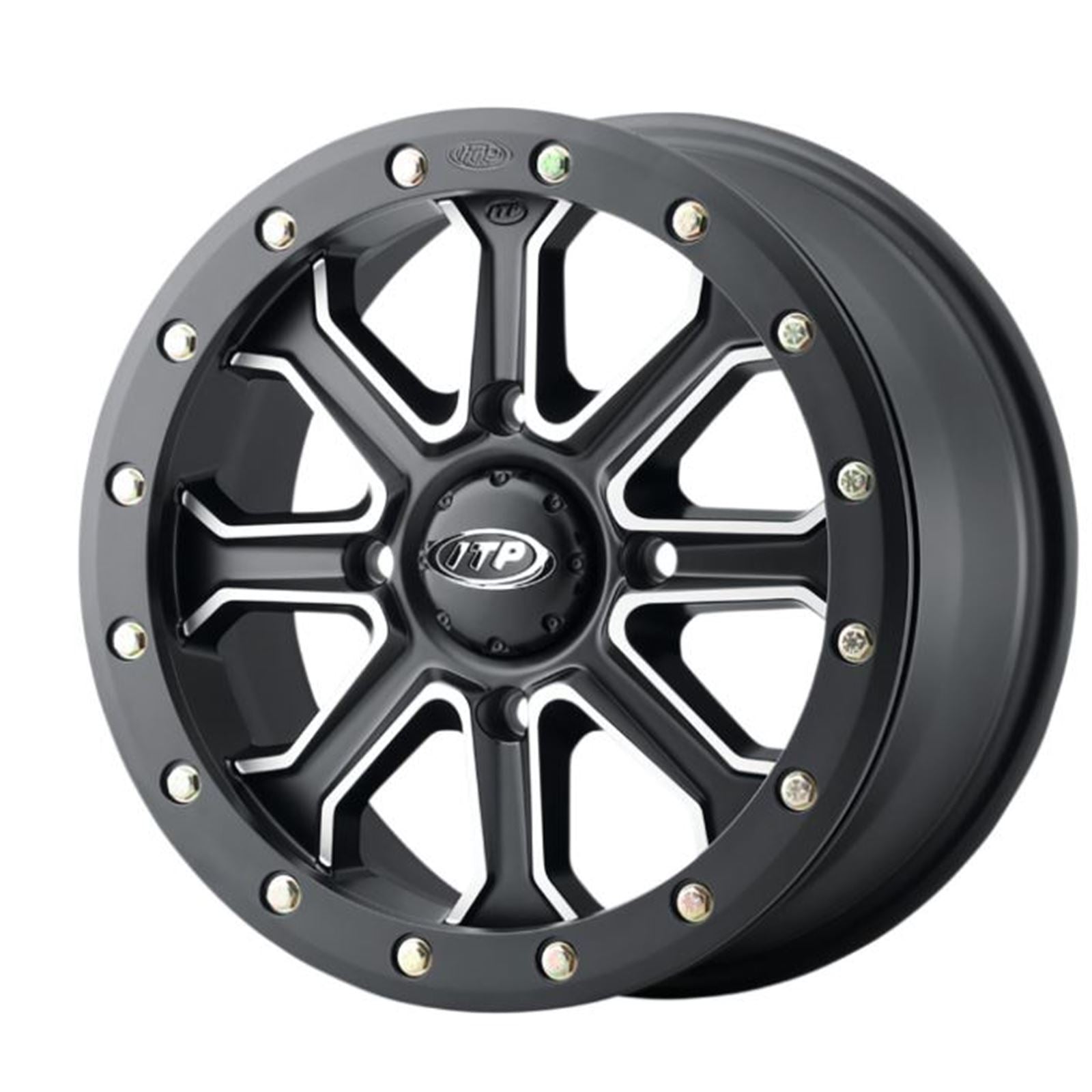 ITP Inertia Wheel - Front/Rear - Black - 15x7 - 4/137 - 5+2 1522527727B_889096