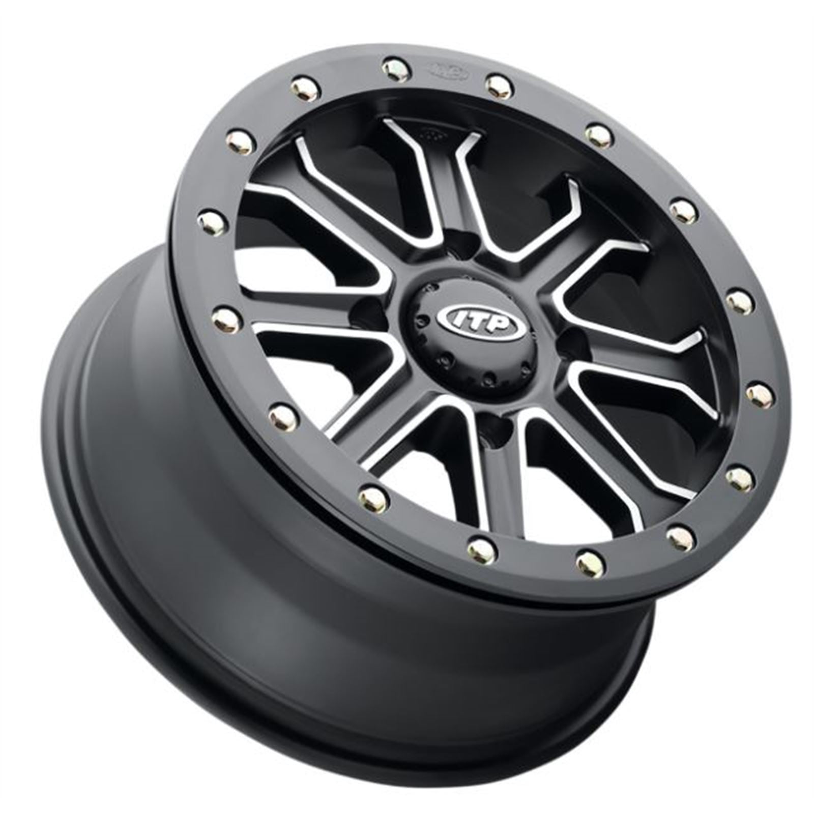 ITP Inertia Wheel - Front/Rear - Black - 15x7 - 4/137 - 5+2 1522527727B_889095