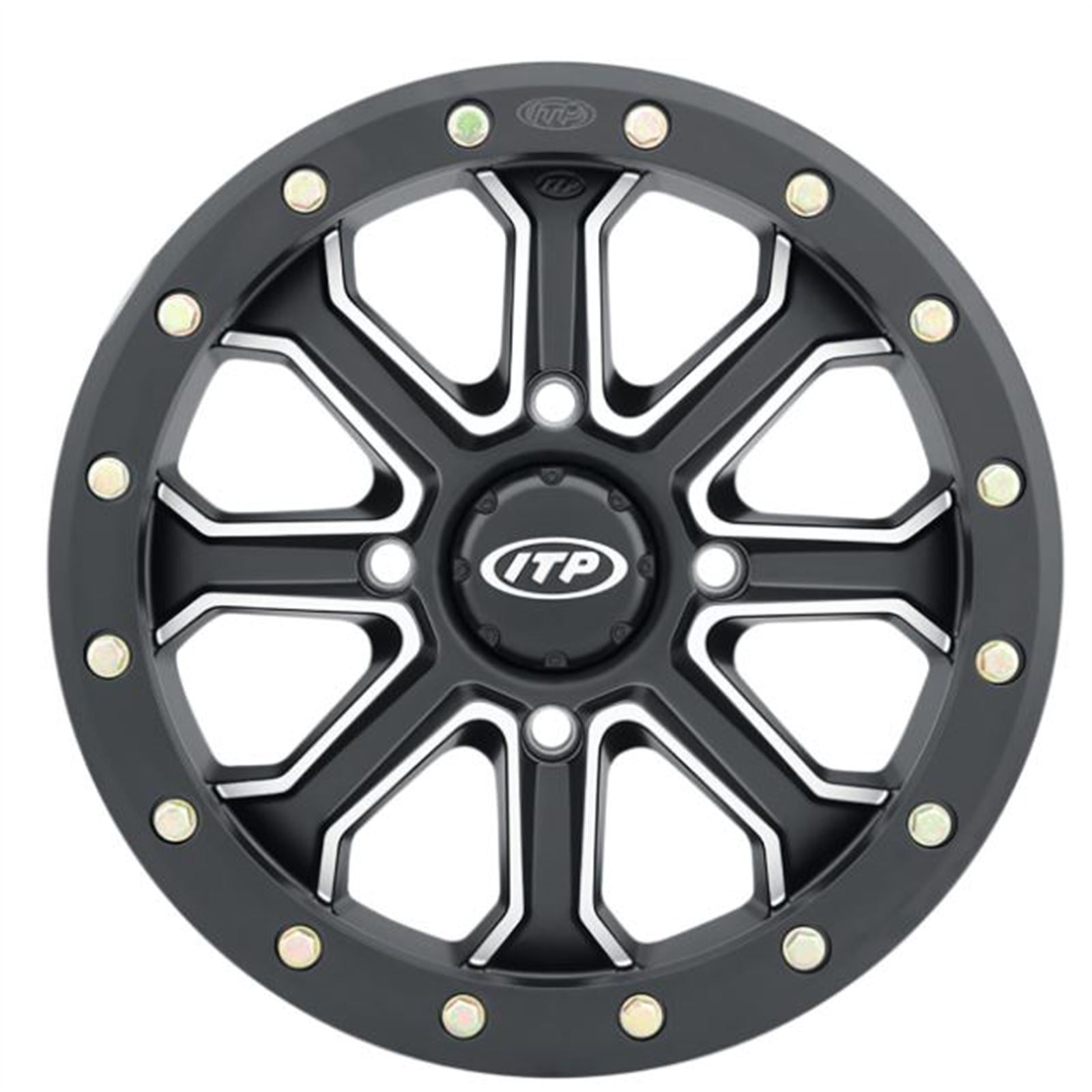 ITP Inertia Wheel - Front/Rear - Black - 15x7 - 4/137 - 5+2 1522527727B_889094