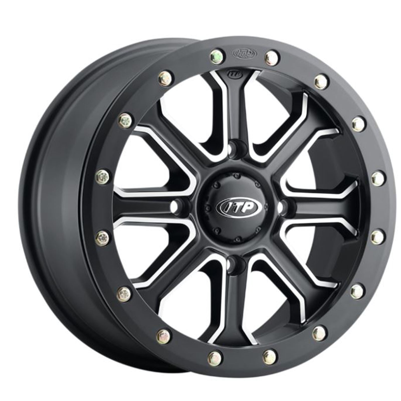 ITP Inertia Wheel - Front - Black - 15x7 - 4/137 - 6+1 1522528727B_889093