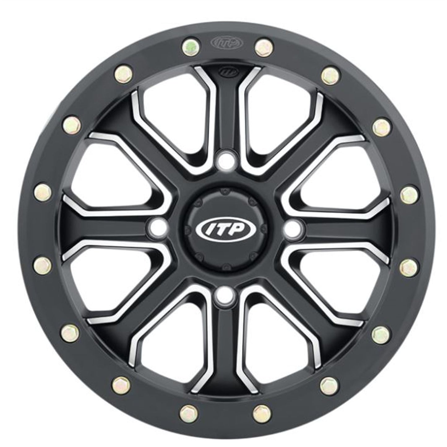 ITP Inertia Wheel - Front - Black - 15x7 - 4/137 - 6+1 1522528727B_889091