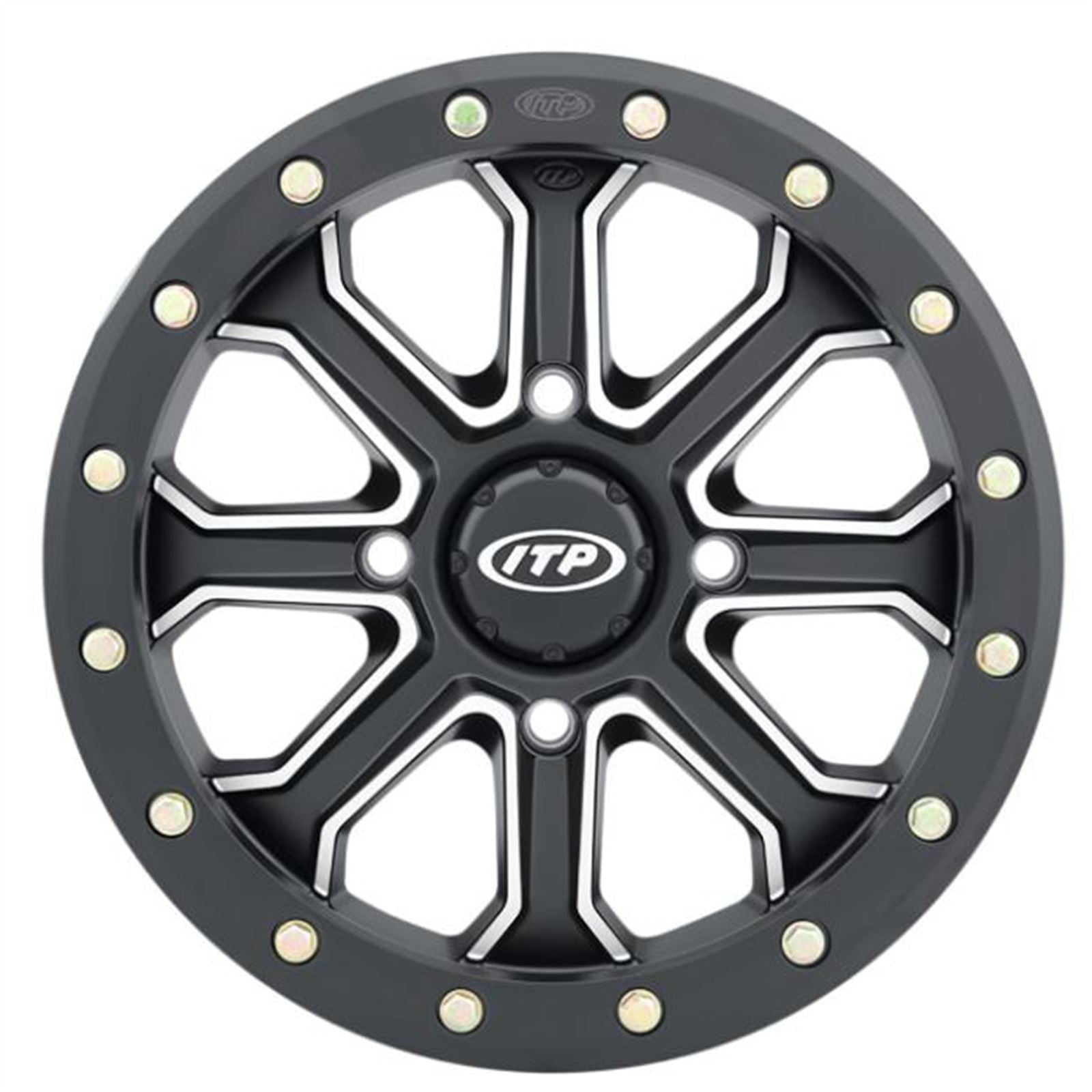 ITP Inertia Wheel - Front - Black - 15x7 - 4/137 - 6+1 1522528727B_889091