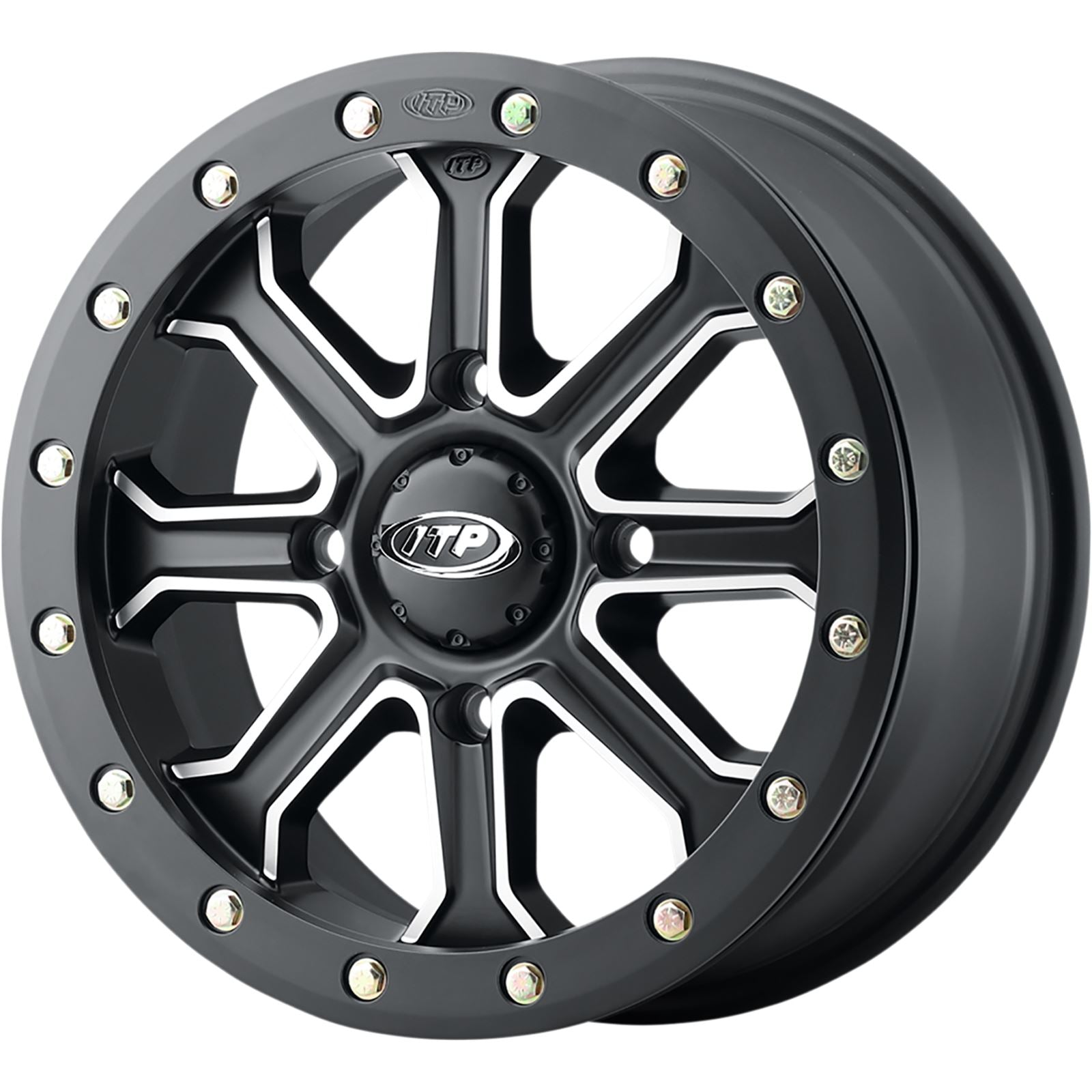 ITP Inertia Wheel - Front - Black - 15x7 - 4/137 - 6+1 1522528727B_893667