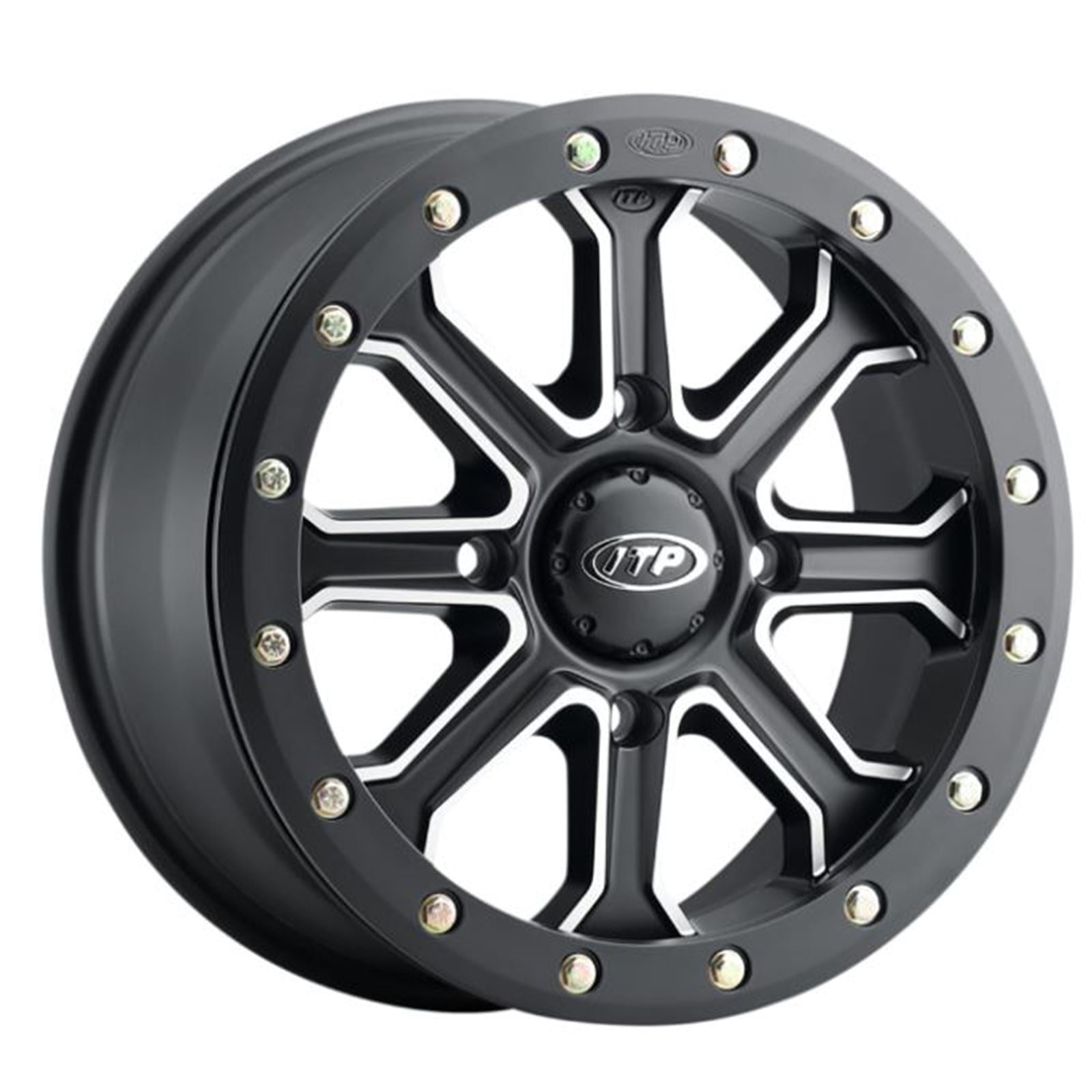 ITP Inertia Wheel - Front/Rear - Black - 15x7 - 4/137 - 5+2 1522529727B_889103