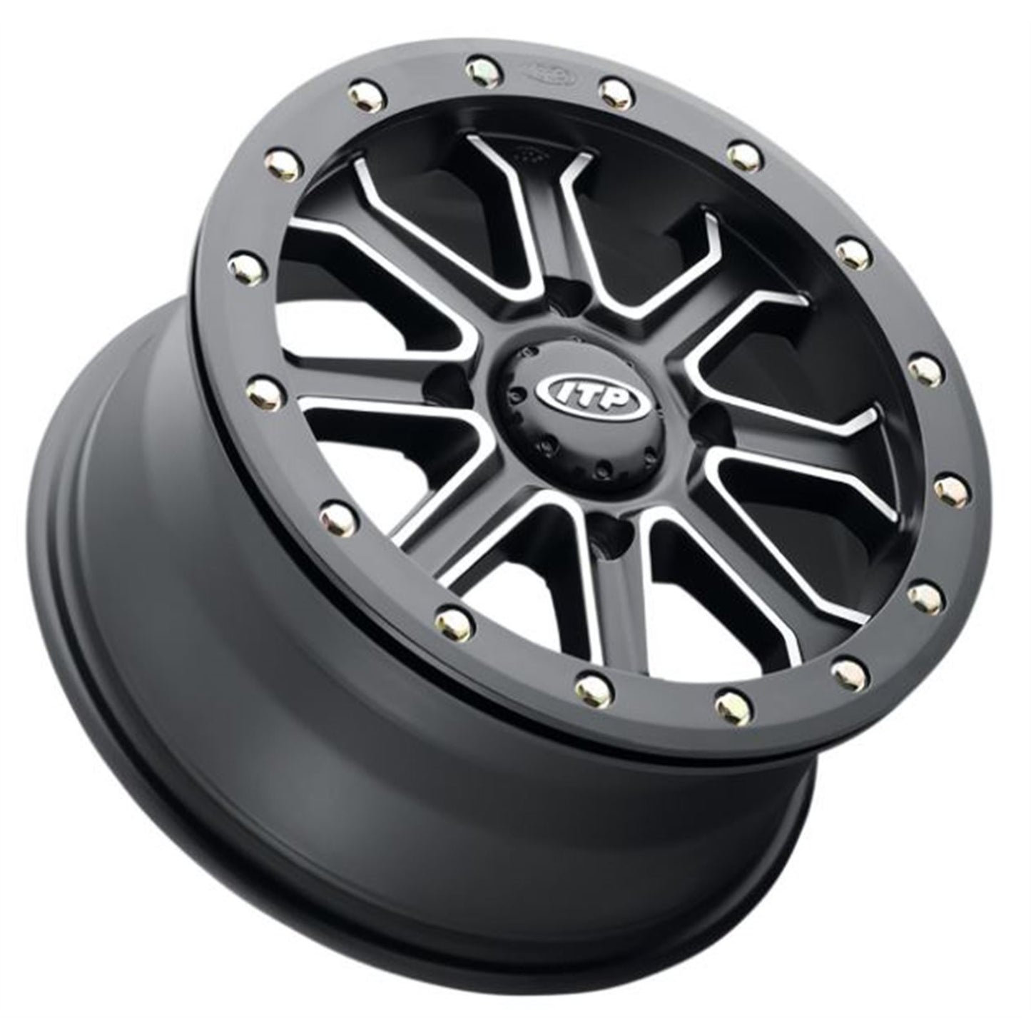 ITP Inertia Wheel - Front/Rear - Black - 15x7 - 4/137 - 5+2 1522529727B_889105