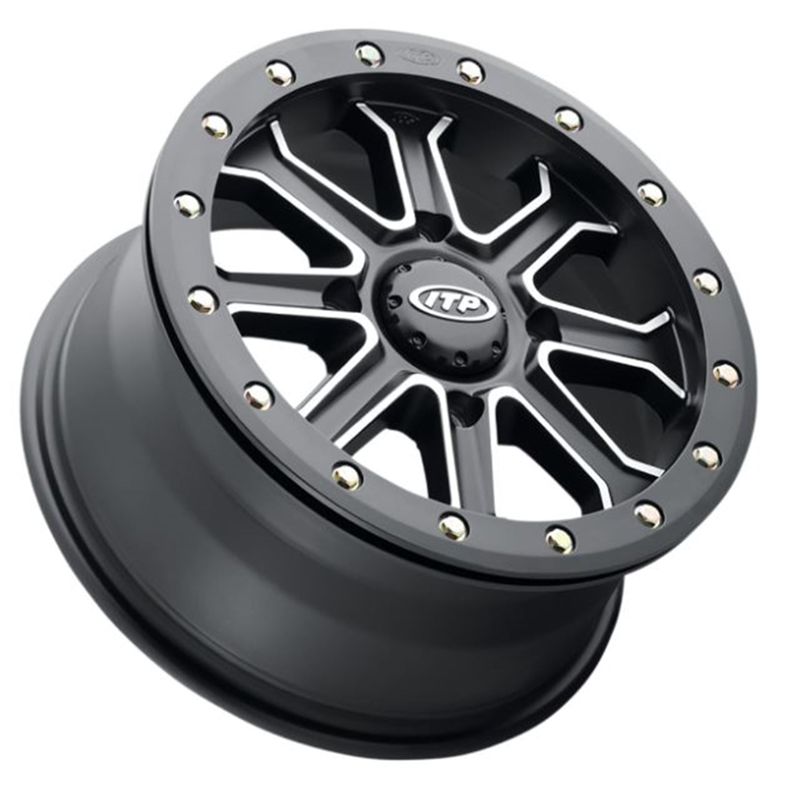ITP Inertia Wheel - Front/Rear - Black - 15x7 - 4/137 - 5+2 1522529727B_889105