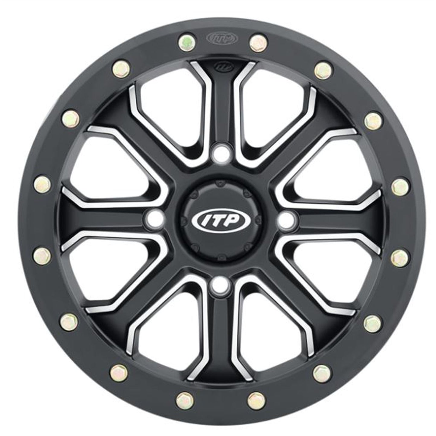 ITP Inertia Wheel - Front/Rear - Black - 15x7 - 4/137 - 5+2 1522529727B_889106