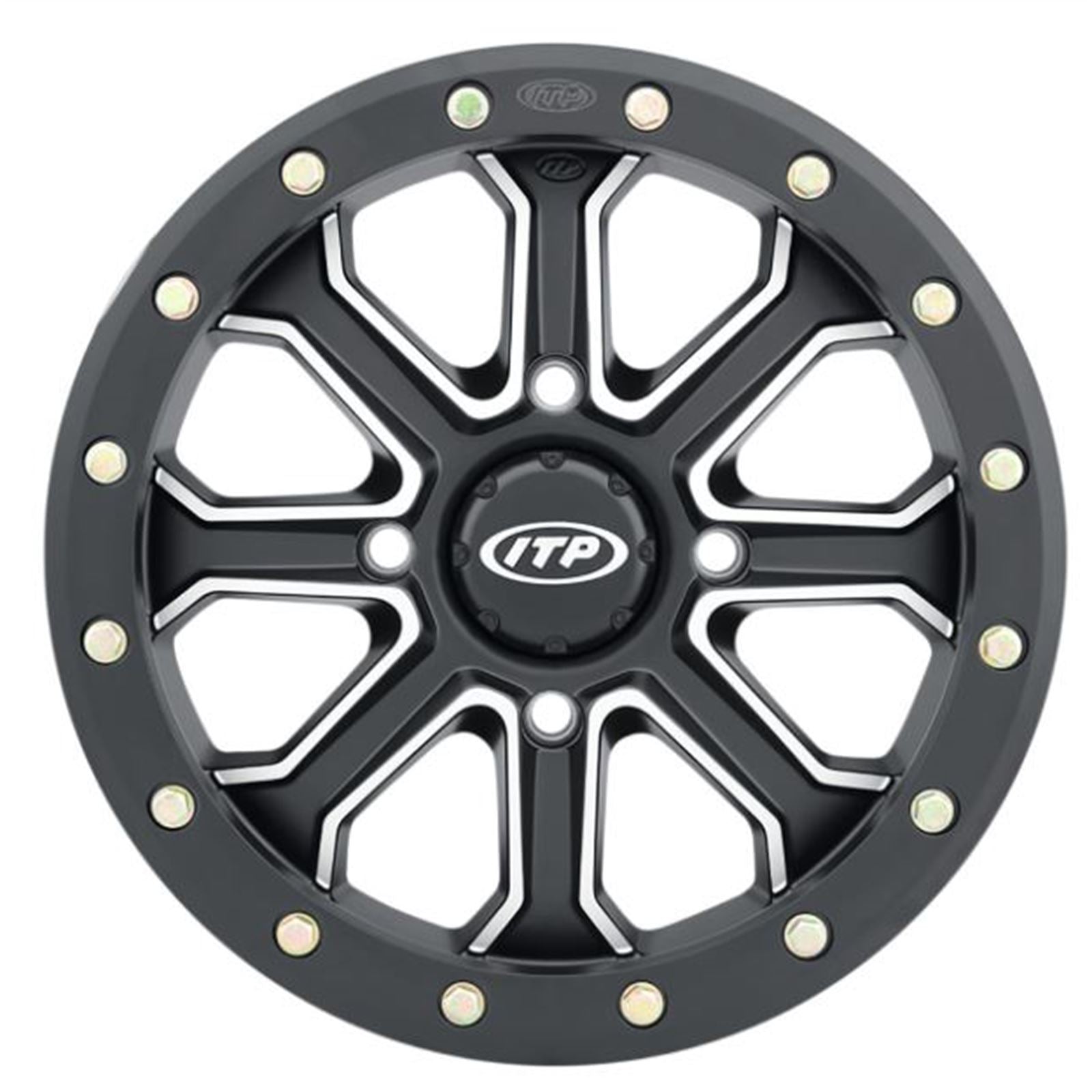 ITP Inertia Wheel - Front/Rear - Black - 15x7 - 4/137 - 5+2 1522529727B_889106