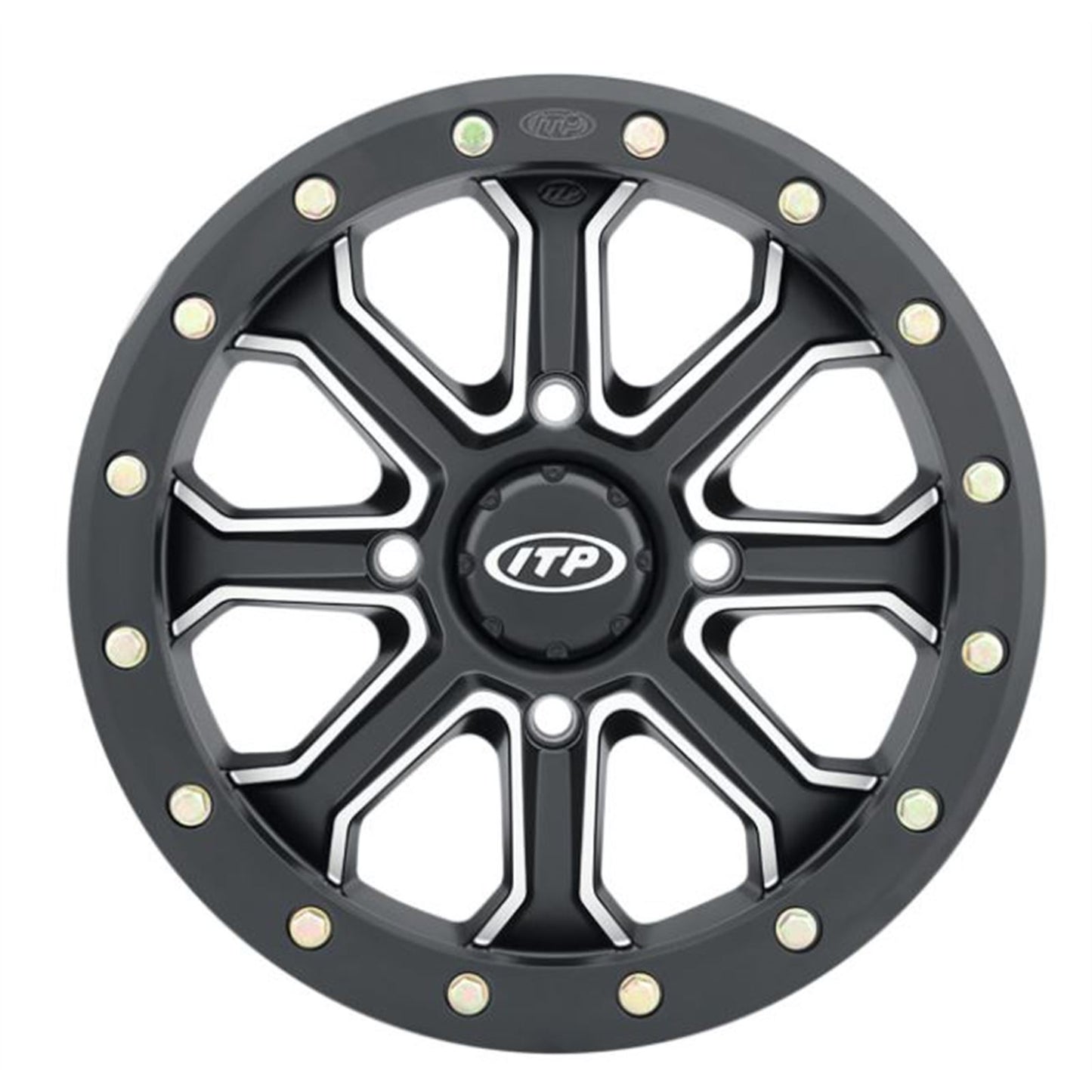 ITP Inertia Wheel - Front/Rear - Black - 15x7 - 4/156 - 5+2 1522530727B_889110