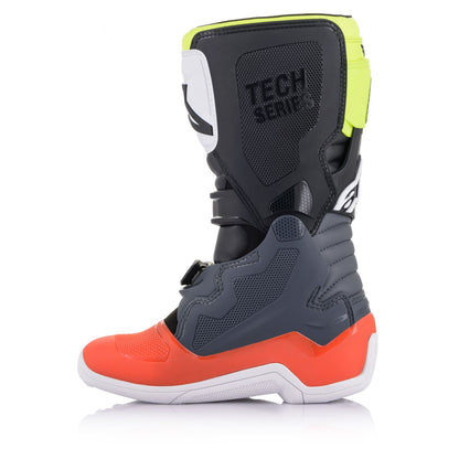 Alpinestars Tech 7S Boots - Gray/Red/Yellow_612749