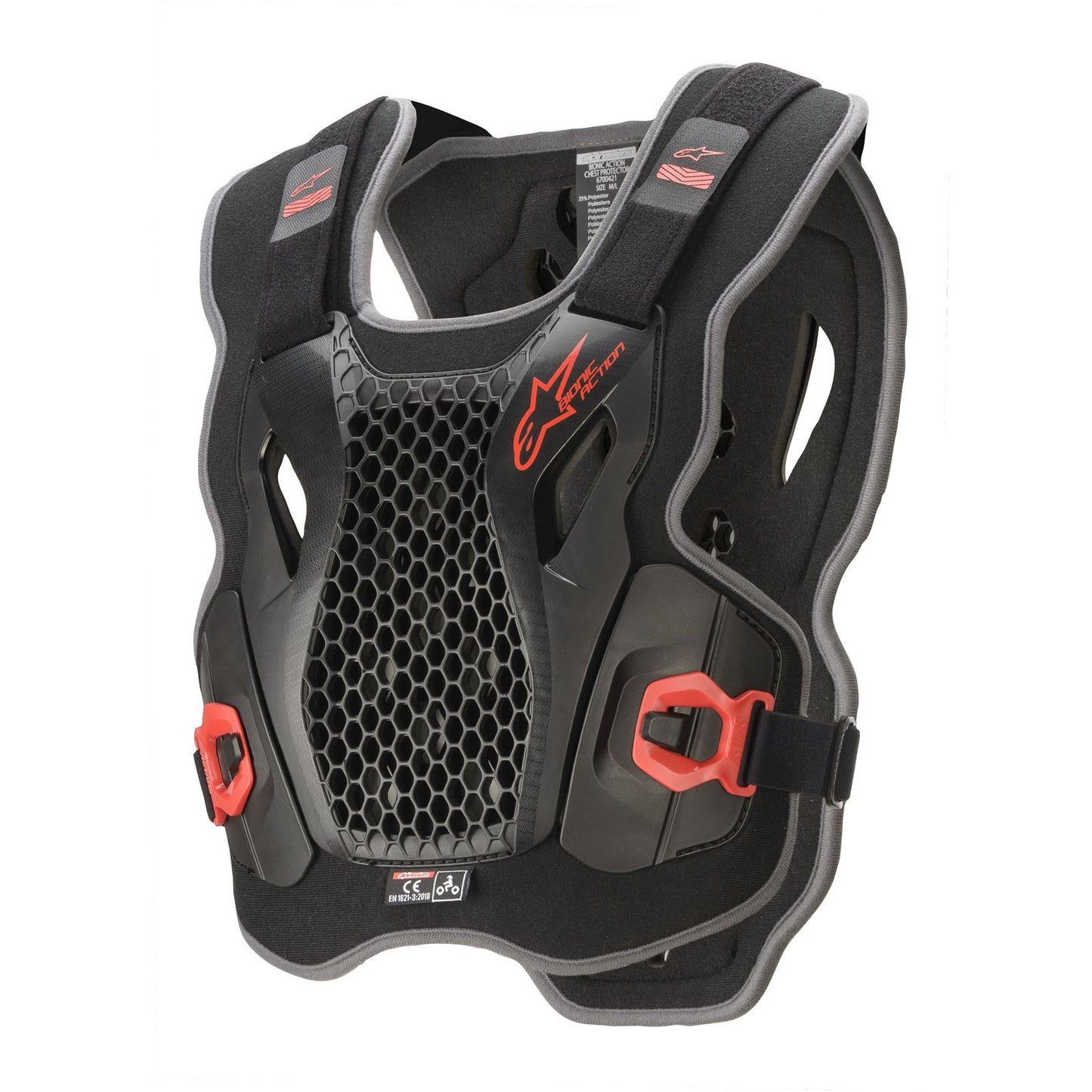Alpinestars Bionic Action Chest Protector - Black/Red_613027