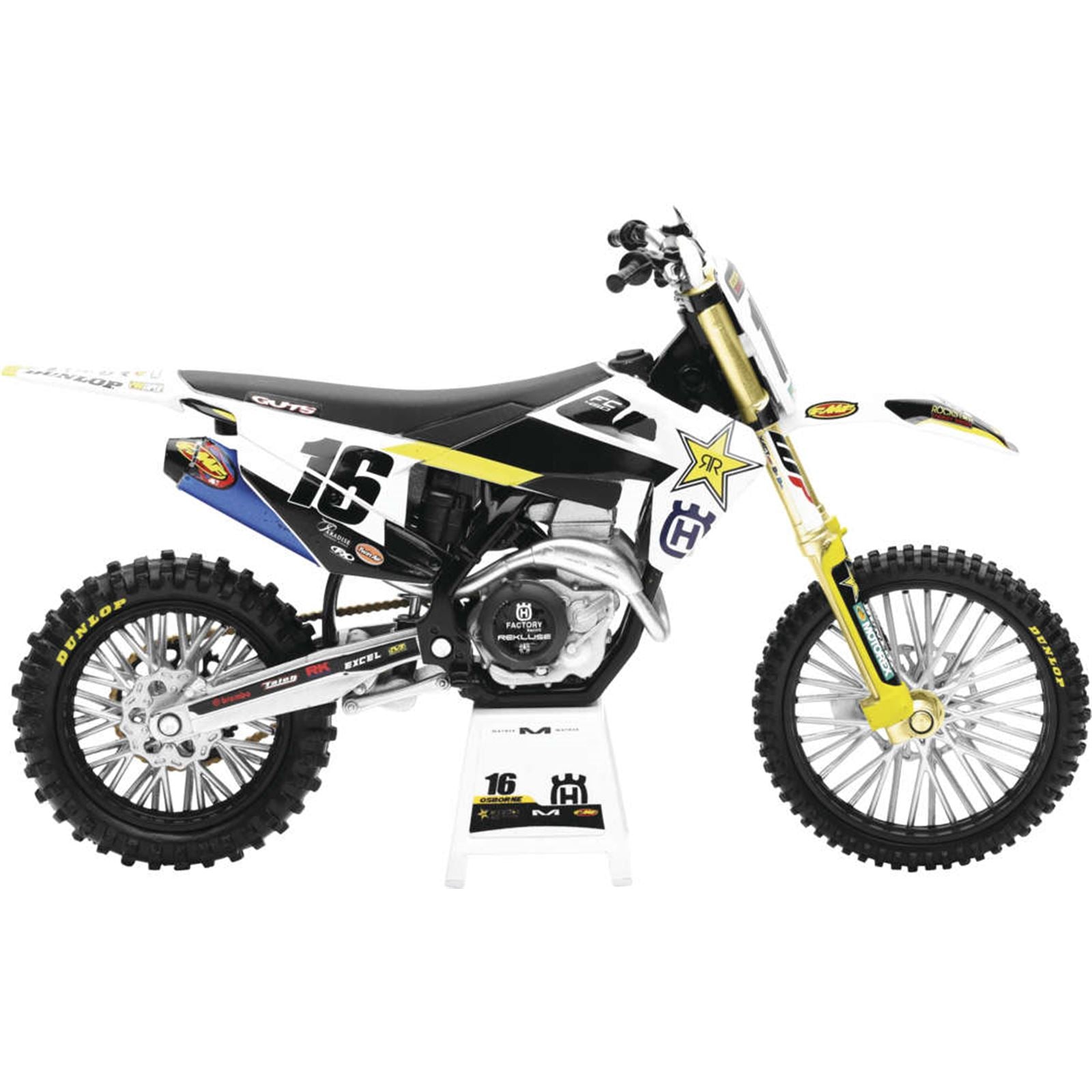 New-Ray Toys Replica 1:12 Scale Offroad Racer Rockstar Husqvarna Zach Osborne 58243_989047
