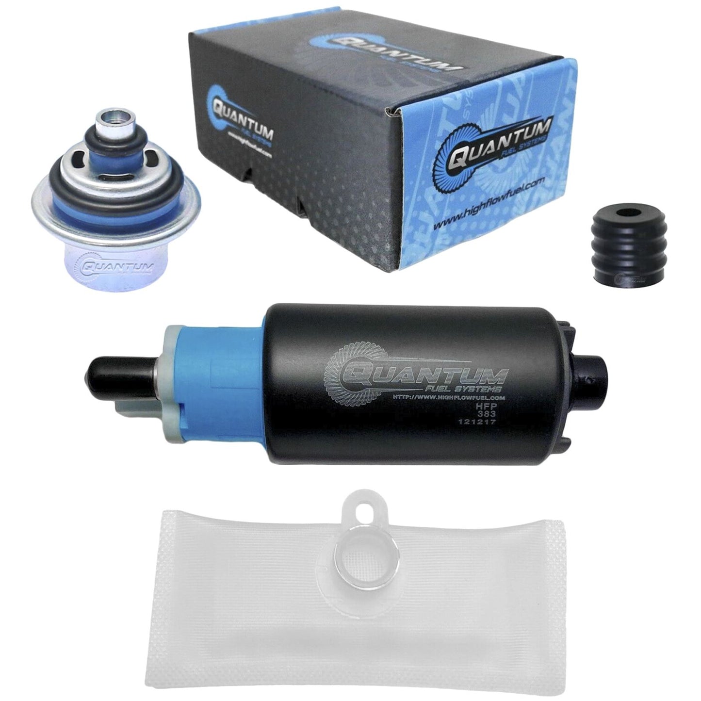 Quantum Electric Fuel Pump Kit With Pressure Regulator [MPN: HFP-383-R]_1009258