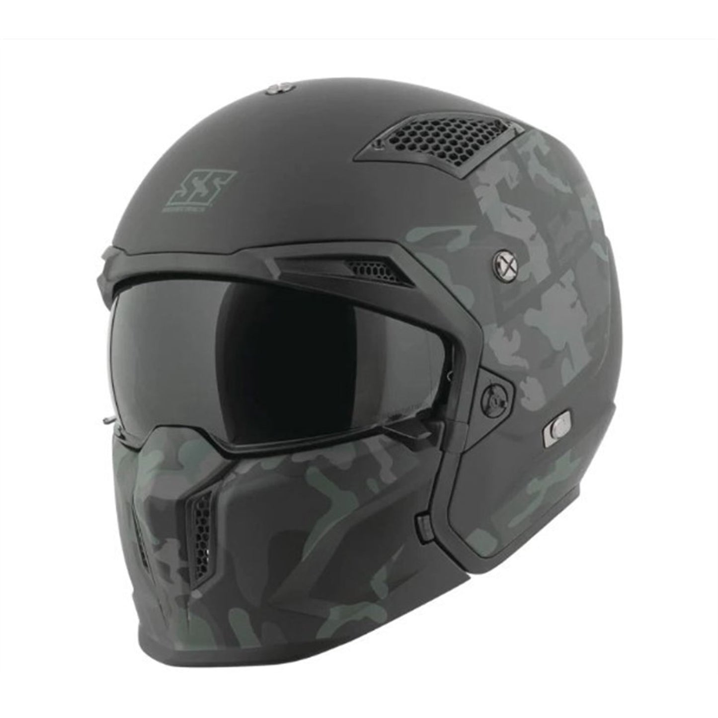 Speed And Strength SS2400 Helmet - Black/Camo - Small OPEN BOX [MPN: TR-124-194]_1891558