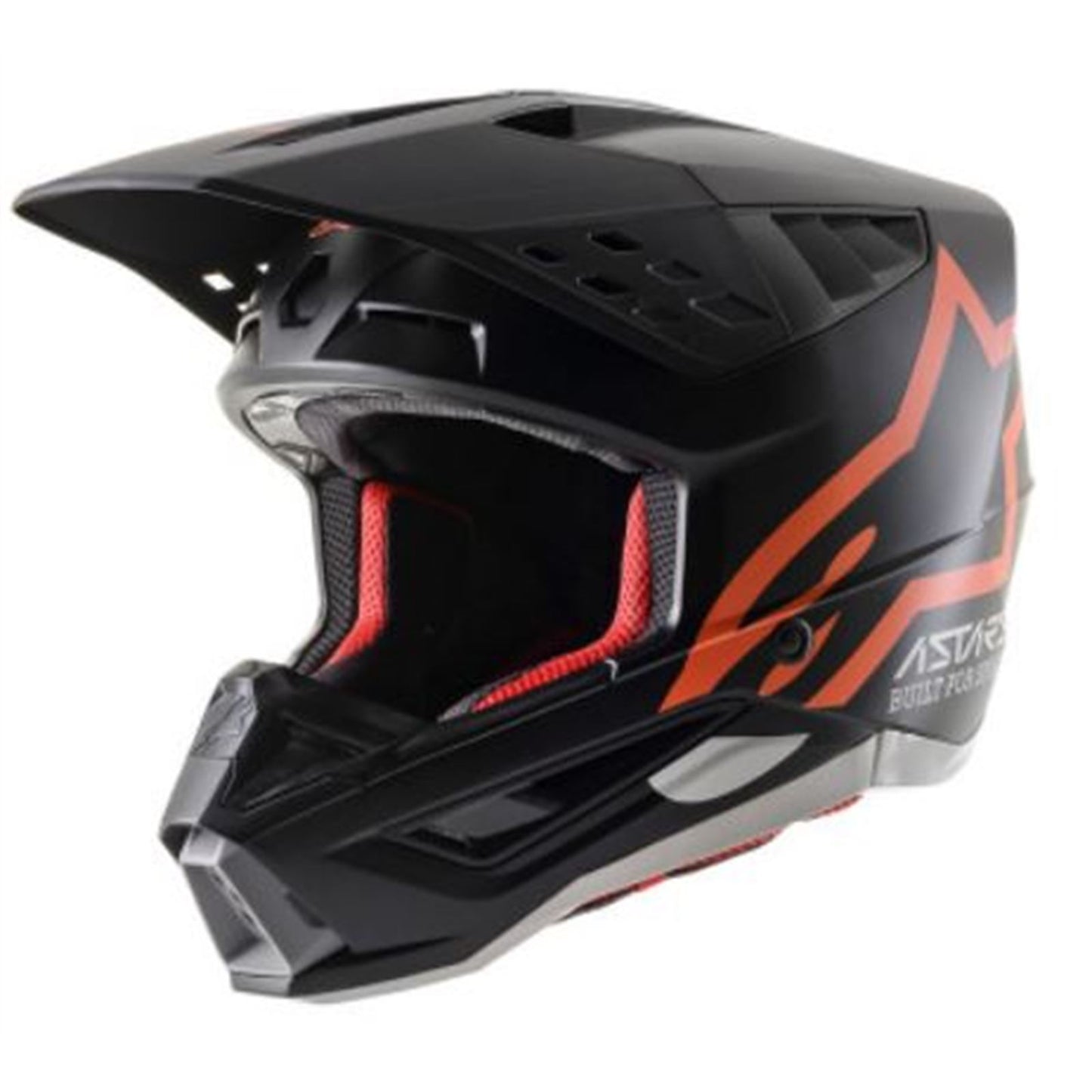 Alpinestars SM5 Compass Helmet Matte Black/Or Fluo 2XL OPEN BOX [MPN: 8303321-1149-2X]_1908668