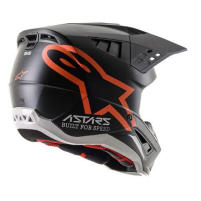 Alpinestars SM5 Compass Helmet Matte Black/Or Fluo 2XL OPEN BOX [MPN: 8303321-1149-2X]_1908673
