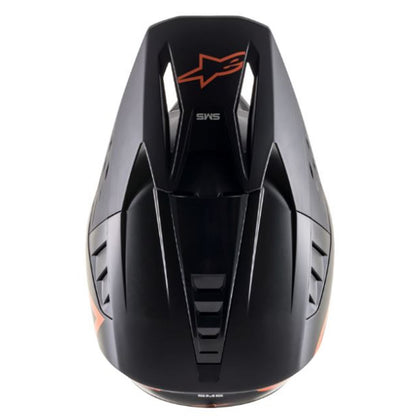 Alpinestars SM5 Compass Helmet Matte Black/Or Fluo 2XL OPEN BOX [MPN: 8303321-1149-2X]_1908672