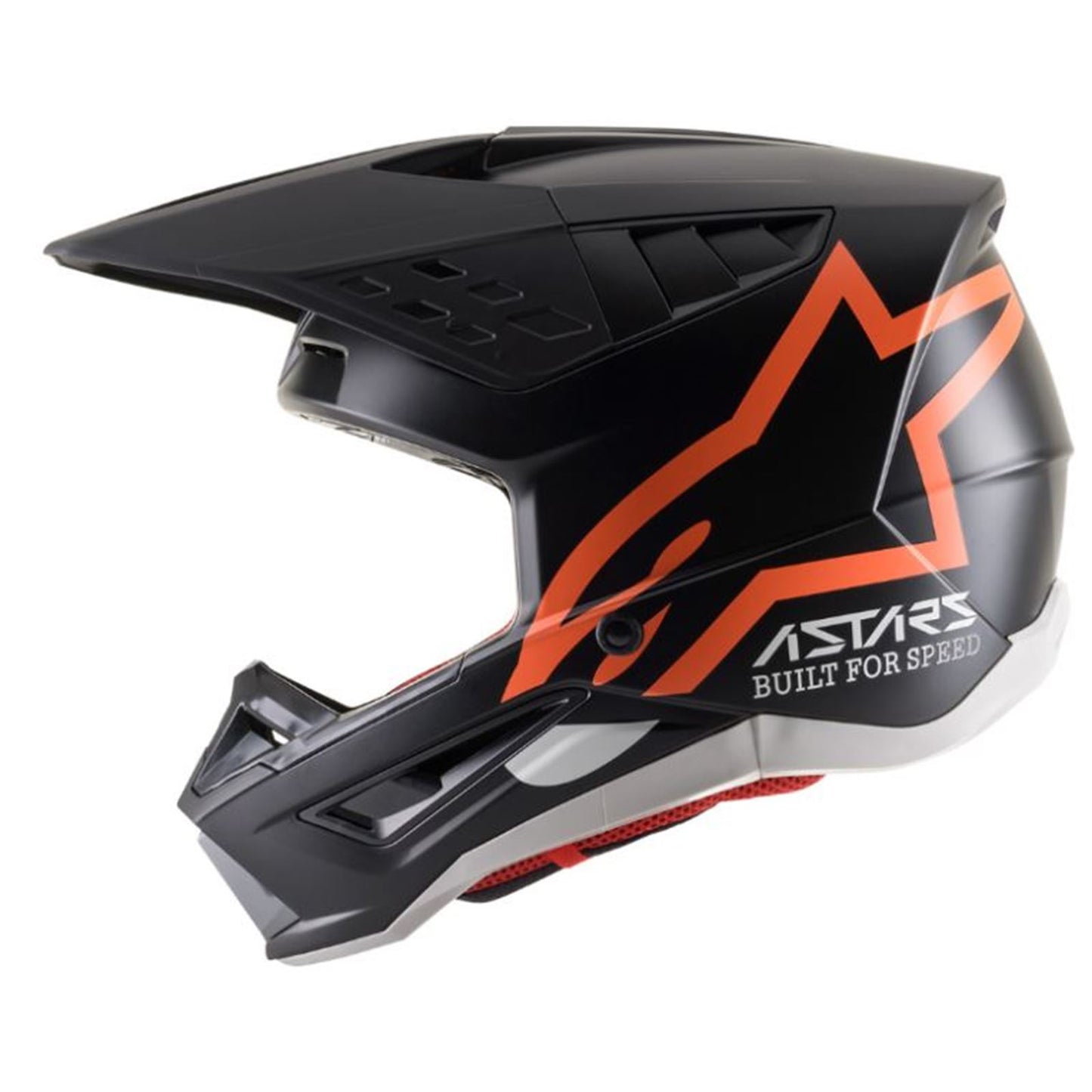 Alpinestars SM5 Compass Helmet Matte Black/Or Fluo 2XL OPEN BOX [MPN: 8303321-1149-2X]_1908669