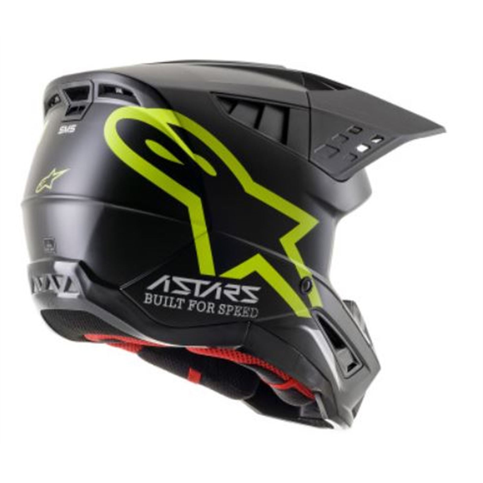 Alpinestars SM5 Compass Helmet - Matte Black/Yellow Fluo - XS [MPN: 8303321-1559-XS]_642422