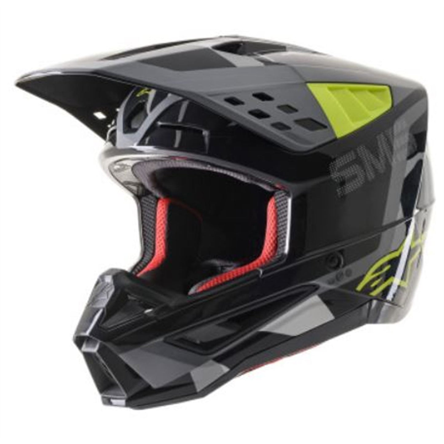 Alpinestars SM5 Rover Helmet - Gray/Yellow - Medium [MPN: 8303921-1592-MD]_642552